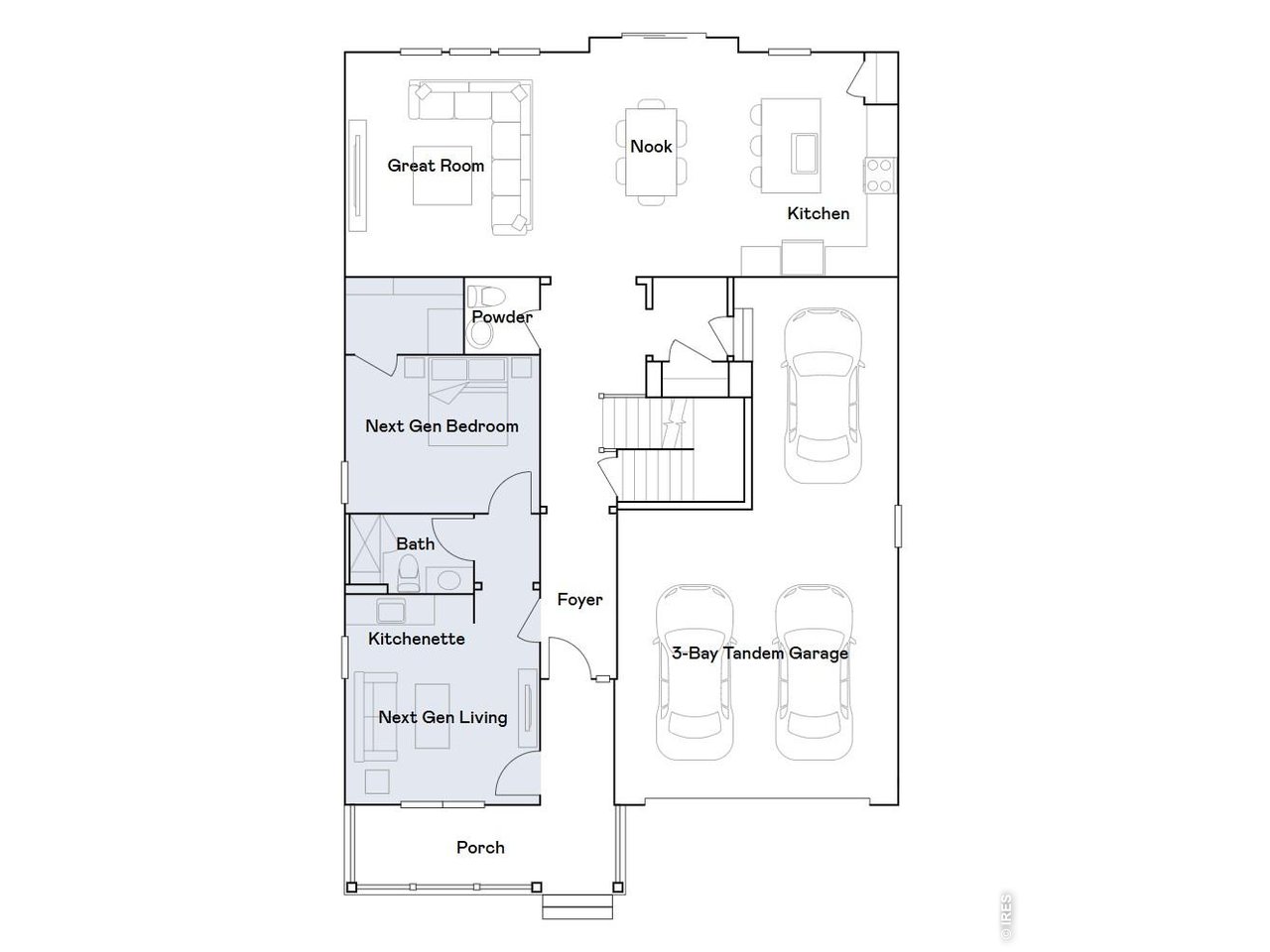 ***Contact builder today about Special Financing for this home - terms and conditions apply** Experience the perfect blend of space, flexibility, and modern design in this stunning 5-bedroom, 5-bath home in Timber Lark, estimated for completion in October 2026. Featuring a stylish farmhouse-inspired exterior, a 3-car tandem garage, and a full unfinished basement, this home is built to adapt to your lifestyle today and grow with you tomorrow. The main level showcases a bright, open-concept layout where the great room flows seamlessly into the dining nook and expansive kitchen, complete with a large center island, abundant cabinetry, and plenty of prep space, ideal for both everyday living and entertaining. A private main-floor bedroom with nearby bath offers excellent flexibility for guests, a home office, or multi-generational needs. Upstairs, the spacious owner's suite provides a true retreat with a luxurious en-suite bath and generous walk-in closets. Three additional bedrooms, multiple bathrooms, a versatile loft, and convenient upstairs laundry create comfort and functionality for every member of the household. The full unfinished basement offers endless opportunities for future expansion, storage, or customization. Located in Timber Lark, a highly desirable southeast Fort Collins community, residents enjoy neighborhood open spaces, a playground, and low HOA dues that include common area maintenance, trash, recycling, and snow removal in common areas only. Plus, Timber Lark is not located in a Metro District, helping keep overall property tax costs lower.