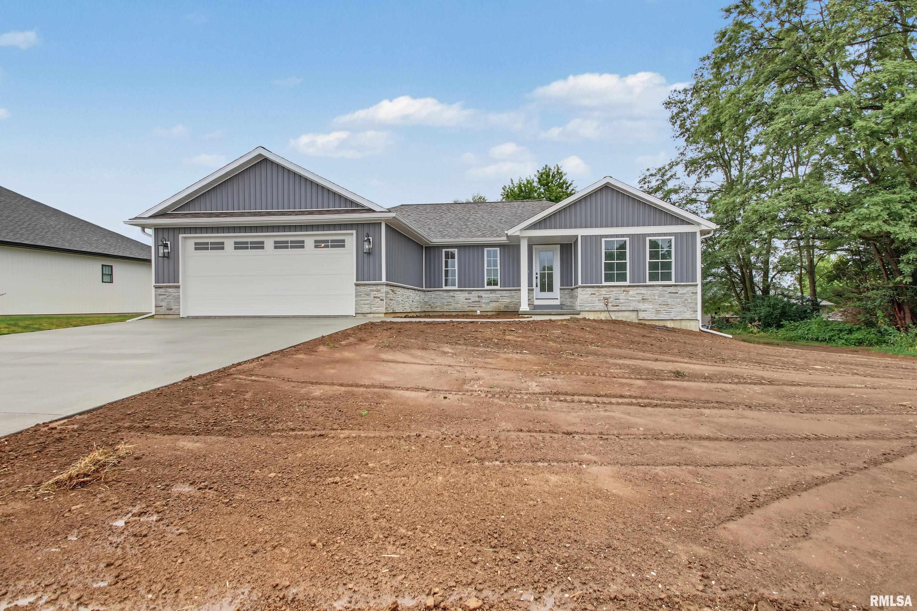 Brand new construction by Dustin McFarland with a total of 4 Bedrooms, 3 full baths,  Basement bedroom with ingress/egress window.  Lots of great storage area in the basement and it already has  a  built in pipe for possible Radon mitigation if need be. Kitchen has all appliances except refrigerator. One of the great features is an oversized family room in the basement. The two car garage is finished. The yard will be seeded and have landscaping.