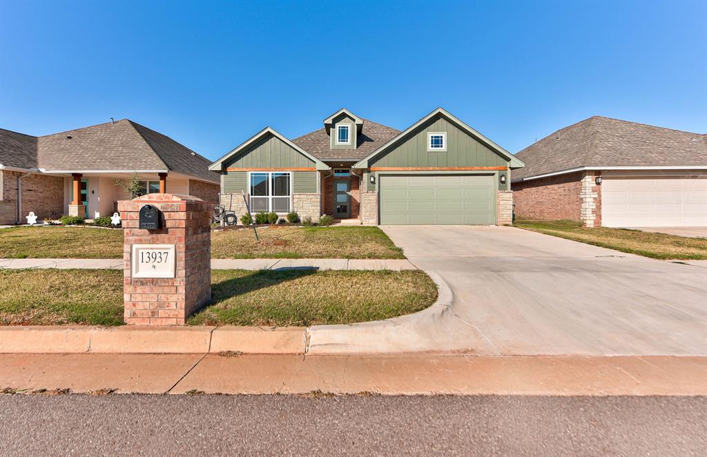 Come see what this resale in Northwood has to offer. This resale is clean as a whistle! Features include a true entryway, with natural lighting throughout from plenty of windows. The living area is spacious, with wood look tile, light colors, and a charming fireplace with quartz tile. The kitchen is a dream, with plenty of cabinet space, larger center island, built in appliances, large pantry, and an eating space that not only holds a larger table, but can accommodate a buffet as well. The primary bedroom is quaint, with a spa-like bathroom that has a garden tub a separate tiled shower. The other two spare rooms can hold good size furniture as well.  There is a storm shelter in the garage, and the backyard is the perfect size for entertaining. Don't forget the neighborhood is walking distance from Northwood Elementary, there is a lovely pool and clubhouse nearby too. The finishes on this home are really special. Call for your private showing today!