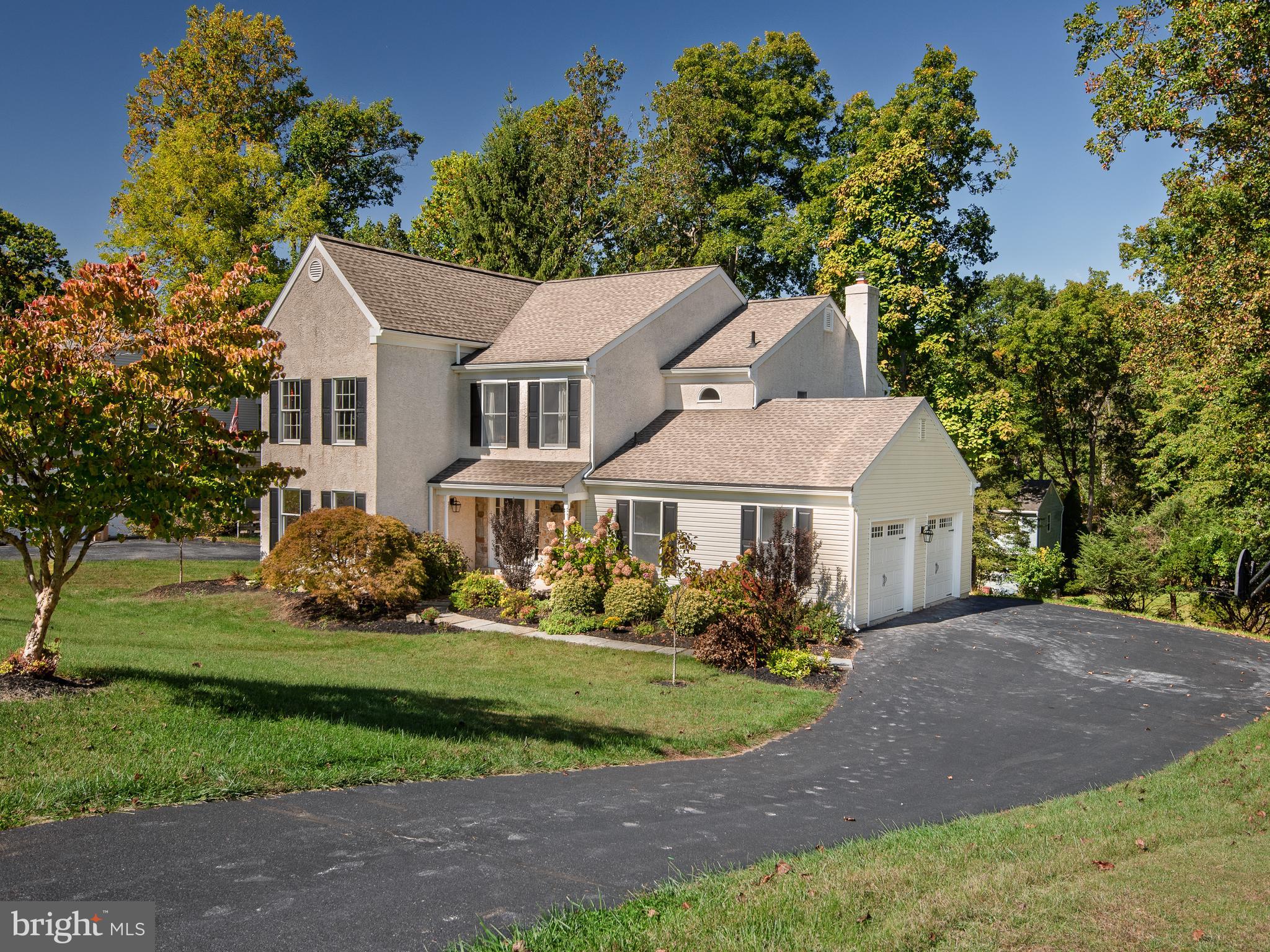 Nestled in the charming Arbordayle community, this exquisite Colonial-style residence offers the perfect blend of elegance and comfort. Built in 1988 and meticulously maintained, this home boasts a generous 2,544 square feet of living space, providing ample room for relaxation and entertainment. As you step inside, you are greeted by an inviting open floor plan that seamlessly connects the beautiful foyer with side staircase, to the family room and kitchen, creating a warm atmosphere ideal for gatherings. The family room, adorned with crown moldings and a cozy fireplace, serves as the heart of the home, perfect for unwinding after a long day. The kitchen is a culinary enthusiast's dream, featuring stainless steel appliances, including a built-in microwave, self-cleaning oven, and dishwasher, all designed to elevate your cooking experience. The eat-in kitchen area, bathed in natural light, offers a delightful space for casual meals, while the formal dining room provides an elegant setting for special occasions. Retreat to the luxurious updated primary bath, where you can indulge in a soothing soak or enjoy the convenience of a stall shower. The thoughtfully designed & updated hall bathroom features a new light fixture, new vanity, toilet, faucets, & flooring to ensure comfort and functionality. The home's interior is enhanced by hardwood flooring providing both durability, sophistication, & easy maintenance. With a partially finished basement that includes an outside entrance to a large brick patio, there's plenty of potential for additional living space or a personal retreat. Outside, the property sits on a spacious 0.35-acre lot, offering a serene environment for outdoor activities or simply enjoying the tranquility of nature. The side-entry attached garage provides convenient access and ample storage for your vehicles and belongings. This residence is not just a home; it's a lifestyle.  Experience the perfect blend of luxury and comfort in this exceptional property, where every detail has been thoughtfully curated to create a welcoming haven. Embrace the opportunity to make this stunning Colonial your own and enjoy the exclusive lifestyle it offers.  One of the best locations in Chester County, for quick access to major commuting routes, medical facilities, schools, shopping & recreational activities.