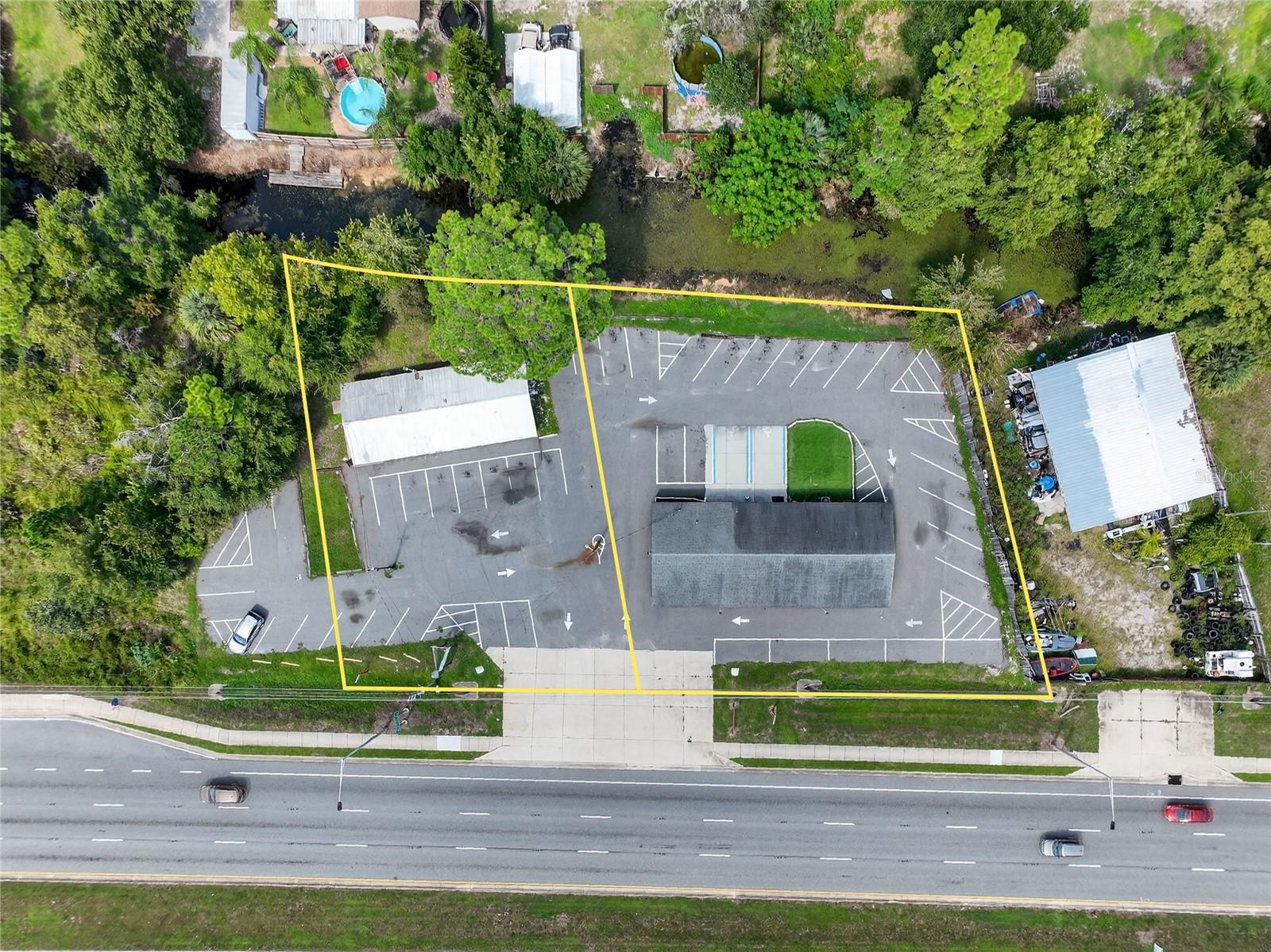 2 Buildings located on busy U.S. Hwy. 441 in Tavares.  Great location with one building currently leased Month to Month and the 2nd building currently vacant.  Ideal for end user or investment.  Buildings sit on two (2) parcels so could be sold individually and Seller will consider such.   Property is located within Lake County and currently zoned C-1.  A+ location in a high traffic corridor. - FDOT 47,000 Avg Trips per Day