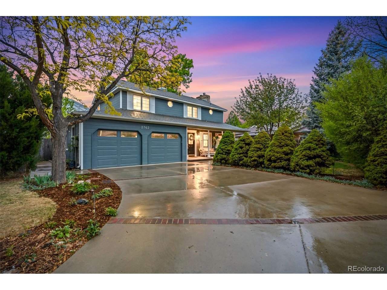 RARE, PERMITTED ADU on main level with private, separate entrance, kitchenette, 3/4 bath and laundry! Tucked away in the heart of Fort Collins, this home is truly enchanting and feels like something straight out of a storybook! Situated on a quiet corner of beloved Nottingham Square, where neighbors have room to gather, play, and socialize on this massive community green space. TWO private yards, front and back! Enjoy your tree-lined front yard with beautiful water feature from your expansive covered front porch. The magic continues in your backyard with a flat, usable and lush retreat, peacefully framed by a 12-foot grapevine-wrapped fence, a pond and mature trees. This home strikes a rare balance of character paired with optimal functionality. A standout feature is the private main-level mother-in-law studio with its own bathroom, laundry & separate entry, ideal for guests, multigenerational living or financially-savvy house-hacking. The main level offers dual living and dining spaces, creating flexibility for everyday living and entertaining alongside the charming kitchen with walk-in pantry. Upstairs you'll find a primary suite with 5-piece bath and walk-in closet, two secondary bedrooms, bathroom and darling built-in office/study space overlooking the tranquil backyard. The spacious finished basement adds more versatility, complete with an additional bathroom and second laundry. New construction can't compete with this well-built home. Enjoy peace of mind with zero emissions at the point of use in this home complete with new ductless cooling system for those sunny Colorado days. For those who crave charm and refuse cookie-cutter, this house delivers without the quirks that compromise livability. It's timeless, functional and full of soul. And the location? Hard to beat. You're truly connected to all the best that Fort Collins has to offer! Close to Horsetooth Reservoir, Rolland Moore Park, Spring Creek Trail, and restaurants while still being tucked away!
