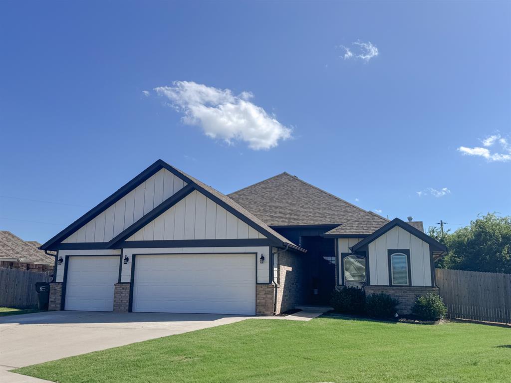 Motivated Seller! Beautiful Custom Home with Major Upgrades, Huge Backyard, and Included Appliances! Welcome to 1326 Pebble Pond Dr, Norman, OK 73071 – a move-in-ready, custom-built 4-bedroom home with thoughtful updates, spacious living, and unbeatable extras! 4 Bedrooms |  2 Bathrooms |  3-Car GarageThis home has been freshly updated in 2025 with: •             Brand New Carpet throughout the entire house               •             Professional Paint inside and in the garage  •             New In-Ground Storm Shelter for added safety and peace of mindStep inside to an open and inviting floor plan perfect for both daily living and entertaining. The living room is warm and welcoming, and the 75” TV stays with the home – ready for movie nights or game days.The kitchen features plenty of counter space and custom cabinetry, and all appliances stay, including the:            •             Refrigerator      •             Washer & Dryer    •             Stove/Oven      •             Microwave        •             DishwasherThe primary suite offers privacy and comfort with a spacious layout and en-suite bath. Three additional bedrooms provide plenty of space for family, guests, or a home office.But the real showstopper? The massive backyard! It backs up to beautiful open land, offering peaceful views, no rear neighbors, and room to roam, play, or garden. Located in a quiet neighborhood just minutes from schools, shopping, restaurants, and quick access to I-35 and the University of Oklahoma.Bonus Features:3-car garage Storm shelter (2025)75” mounted TV stays All appliances includedHuge backyard with scenic views Fresh carpet & paint throughoutThis home checks every box – updates, space, safety, and extras – all in a fantastic Norman