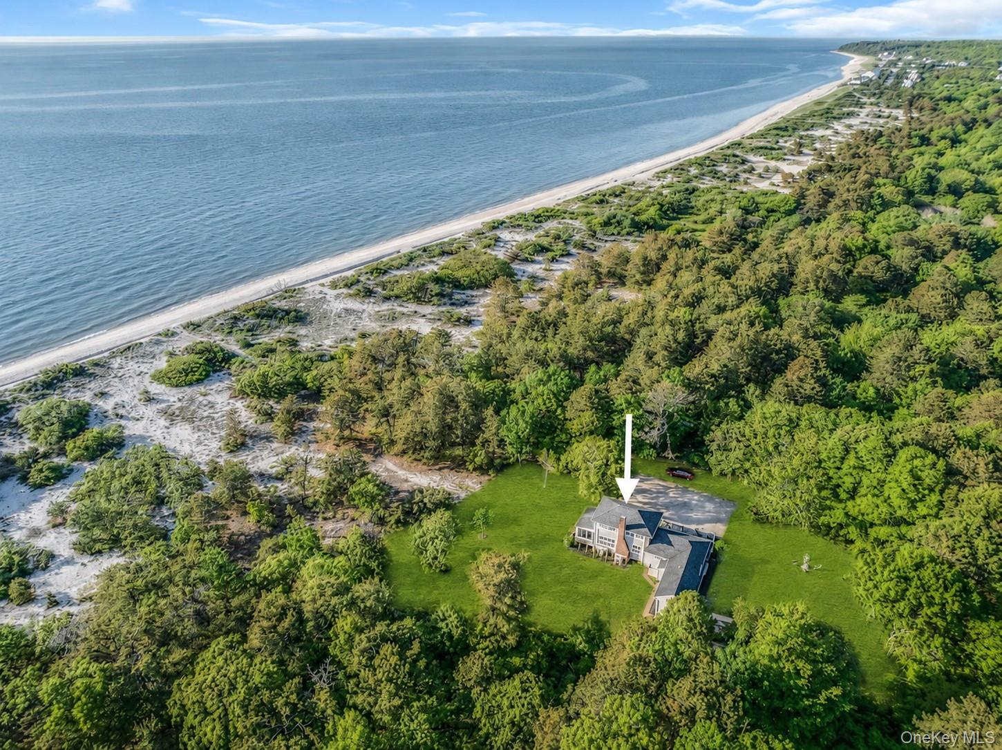 Charming updated Soundfront beach house! This home is what dreams are made of. Steps away is a plush, powder white sandy path leading to a serene private beach where panoramic vistas and mesmerizing sunsets will sweep you off your feet. Offering approximately 1,600 sq. ft. of living space, the first level boasts an eat-in-kitchen, living room with fireplace to cozy up to during those brisk fall evenings, access to a 110 sq. ft. screened-in porch - perfect for enjoying your morning coffee, a family room/dining area with soaring pitched ceilings, a full bath, laundry room and a bonus room that is currently used as a bedroom. Two additional bedrooms are located on the second floor - both with water views. There is also a new HVAC system in place. A multitude of opportunities await. This property is also offered as a compound. See 3645 Soundview Ave.