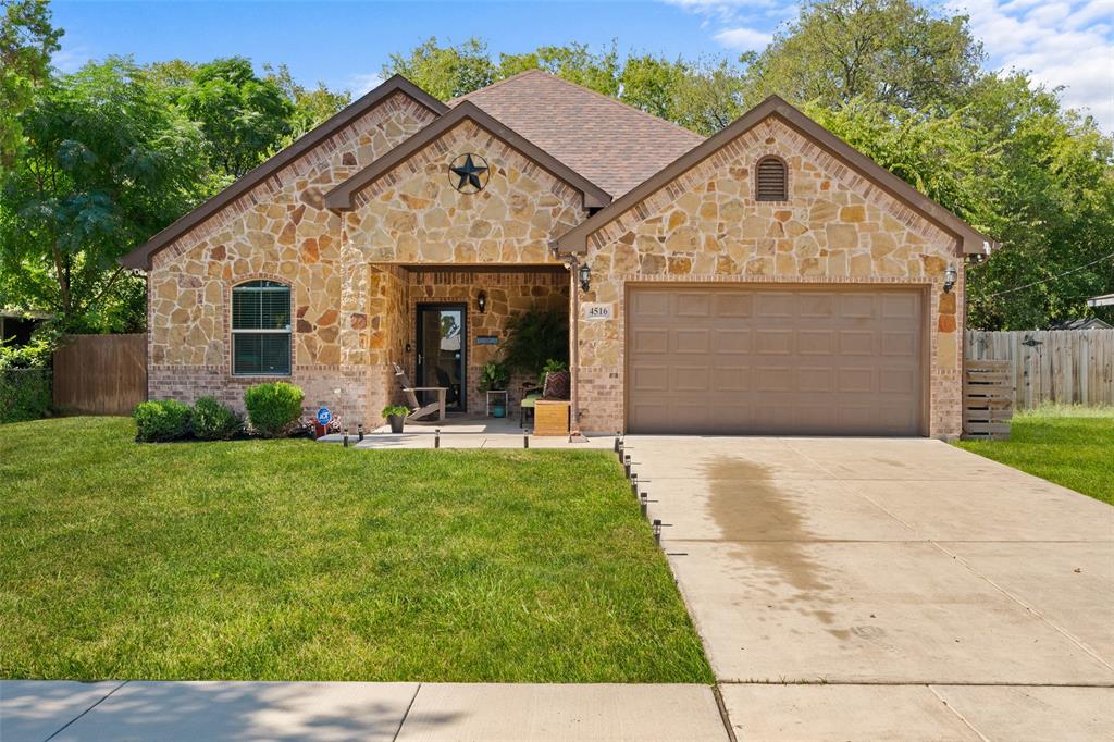 Minutes from Lake Arlington and with quick access to I-20 and 287, this Fort Worth home offers the perfect blend of convenience and comfort. Featuring 4 bedrooms, 2 bathrooms, and 1,507 sq. ft. of thoughtfully designed space on a large 7,797 sq. ft. lot, it’s ideal for anyone seeking both modern living and a great location.

This traditional ranch-style residence showcases an open floorplan with wood-look flooring, crown molding, and abundant natural light. The kitchen stands out with white shaker cabinets, granite counters, stainless steel appliances, and a walk-in pantry—perfect for daily meals or entertaining. The spacious primary suite provides a quiet retreat, while additional bedrooms offer flexibility for guests, kids, or a home office.

Step outside to a private backyard with a covered patio, retractable awning, and full fencing—ready for cookouts, playtime, or simply relaxing in the shade. The home also includes energy-saving solar panels that transfer to the new buyer at zero cost through a lifetime lease, a rare benefit that keeps utility bills low year-round.

Nearby, you’ll enjoy neighborhood parks, golf courses, and easy access to downtown Fort Worth for dining, shopping, and entertainment. Whether you’re drawn to the energy efficiency, the convenient location, or the inviting layout, this home offers a lifestyle you’ll be glad to come home to.