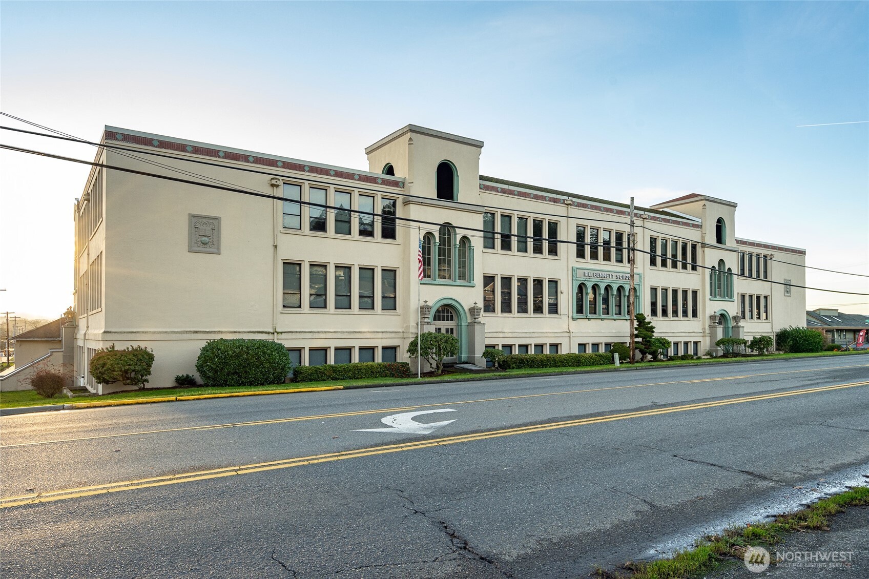 Own a piece of Chehalis history! R.E. Bennett School is available. Follow the provided path to redevelopment into a mixed-use commercial/residential project. Engineering is being completed. The full gymnasium and the beautiful Rhoades Auditorium are ready for use. New paved parking lot and landscaping complete for off-street parking. The current plan is for Apartments plus commercial and storage facilities. There are so many possible uses.
