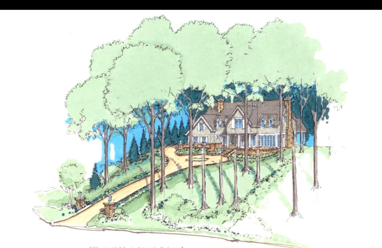 New construction opportunity on rare 1+ acre lot in East Edina in the coveted White Oaks neighborhood. Very walkable to Edina Country Club, 50th/France, 44th/France, and the City Lakes. Beautiful forested lot with privacy and elegant private estate feel. The large lot size allows for main floor primary suite and a host of options such as a sport court, golf sim, pool, and a 3+ car garage.  Specs include a gourmet kitchen with Subzero/Wolf appliances, a screen porch with a fireplace for connection to outdoors.
The house has been removed, the survey is complete, and the site is ready to build! Listing images are conceptual drawings and photos are examples of builder’s previous work. Build your dream home with Great Neighborhood Homes, an established builder in East Edina with a convenient deign studio at 50th and France.