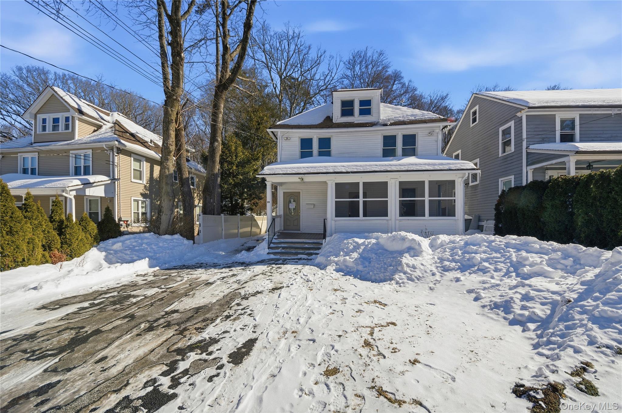 **Open House date changed from Saturday 2/7/2026 to Sunday 2/8/2026** A well-located opportunity in the heart of Mount Kisco, set on a quiet residential street just moments from the village’s lively Main Street. Enjoy close proximity to shops, cafes, restaurants, and everyday conveniences, along with easy access to the Metro-North train—making this an ideal setting for commuters and those who value a walkable lifestyle. The home offers a practical layout filled with natural light, a welcoming front porch, and a detached garage. With a flexible interior and multiple living spaces, the property provides a solid foundation and the chance to customize and update over time to suit your personal style and needs. Additional space in the basement and attic offers valuable flexibility for storage or future possibilities. If you are looking to establish roots in a vibrant Westchester village, this home presents a thoughtful entry point into a location known for its convenience, community, and long-term appeal.  Images in this listing have been virtually staged.  ***AGENTS – MUST see confidential remarks and all MLS listing attachments for additional instructions***