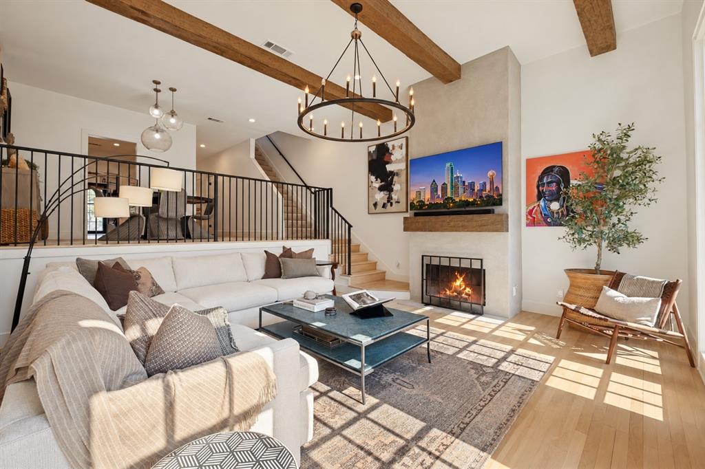 Set in the heart of Turtle Creek, this beautifully renovated townhome offers an unexpected retreat just moments from the best of Dallas. Step inside and discover an impressive interior where soaring ceilings, generous living spaces, and thoughtful updates completed within the last four years create a home that feels both sophisticated and inviting.Designed with entertaining in mind, the spacious living areas flow to a private courtyard-style outdoor space on the first floor, while the rooftop terrace provides another exceptional place to gather, unwind, and enjoy views toward Downtown Dallas. The location puts the Katy Trail, dining, shopping, nightlife, and the city's major business and entertainment districts within easy reach.Two spacious primary suites each feature walk-in closets, offering flexibility for owners, guests, or roommates. Storage is abundant throughout the home, including valuable walk-in attic storage rarely found in an urban townhome.An oversized private two-car garage adds another level of convenience, with plenty of room for vehicles and additional storage. With its extensive renovation, multiple outdoor living spaces, impressive scale, and exceptional Turtle Creek location, this home delivers the space and functionality of a larger residence with the convenience of an in-town Dallas lifestyle.