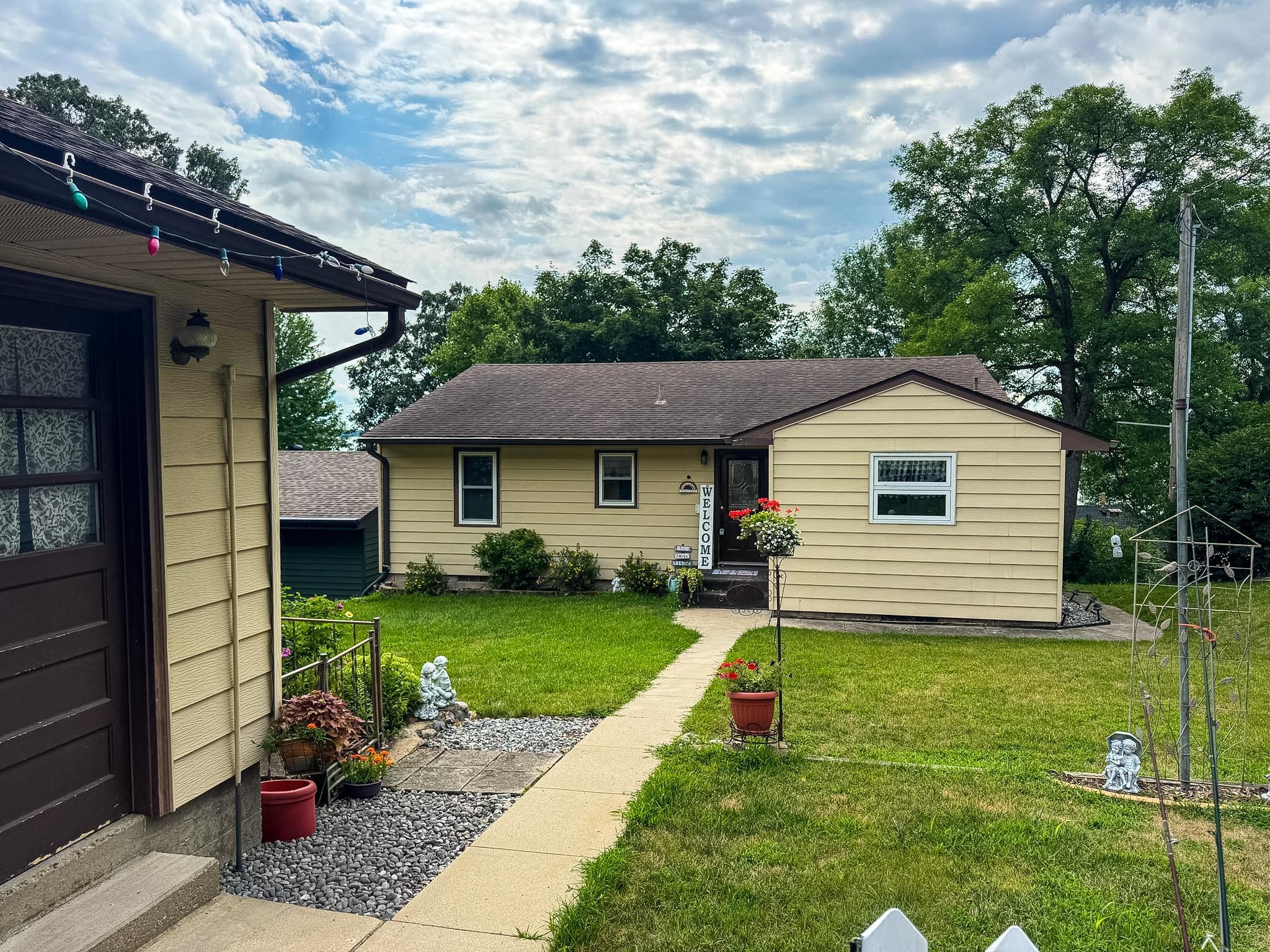 Discover the possibilities of lake living on a quiet residential road with 50 feet of shoreline and flexible spaces for gathering, guests, or potential rental income. This 3-bedroom, 3-bath home features main-floor laundry and a walkout lower level with additional living quarters, including a kitchenette, bedroom, family room, bathroom, and private entrance. A separate bunkhouse offers even more potential for guest accommodations or additional living space. Whether you’re searching for a year-round residence, a lake getaway, a multigenerational home, or an investment opportunity, this property offers exceptional versatility. Live in the main home and explore the potential to rent the additional quarters, or create a welcoming retreat for family and friends to enjoy.  Don't miss out on this great opportunity to own a beautiful lakeshore property. Schedule your showing today!