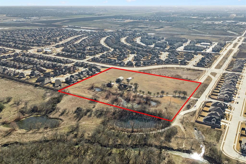±10.27 acres of commercially positioned land located along Legacy Drive in Celina, Texas, within Prosper ISD and near the Dallas North Tollway. The property offers approximately 587 feet of frontage on Legacy, providing strong visibility and access in a rapidly developing growth corridor. Currently located in Celina’s ETJ with an agricultural exemption, the site presents a clean redevelopment opportunity. Surrounding uses include established and planned residential communities to the east and west (Creeks of Legacy) and land to north is owned by City of Celina, both supporting long-term demand and traffic generation. This offering is well suited for future commercial, mixed-use, or institutional development, subject to annexation and zoning.