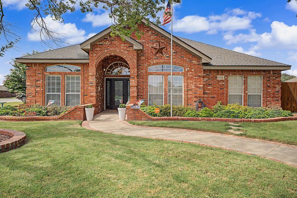 This spacious 4-bedroom, 3.1-bath home features built-in cabinets in both the entryway and living area, ceramic tile in high-traffic spaces, A study, formal living, and dining room provide flexible living and entertaining space. The backyard offers an elongated covered patio which extends into a covered pergola, overlooking landscaped flower beds and lush green grass featuring a sports pool. Don't miss the driveway with the extra parking spot.  Seller is offering $5K in closing costs. Seller recently updated the master bathroom paint color.