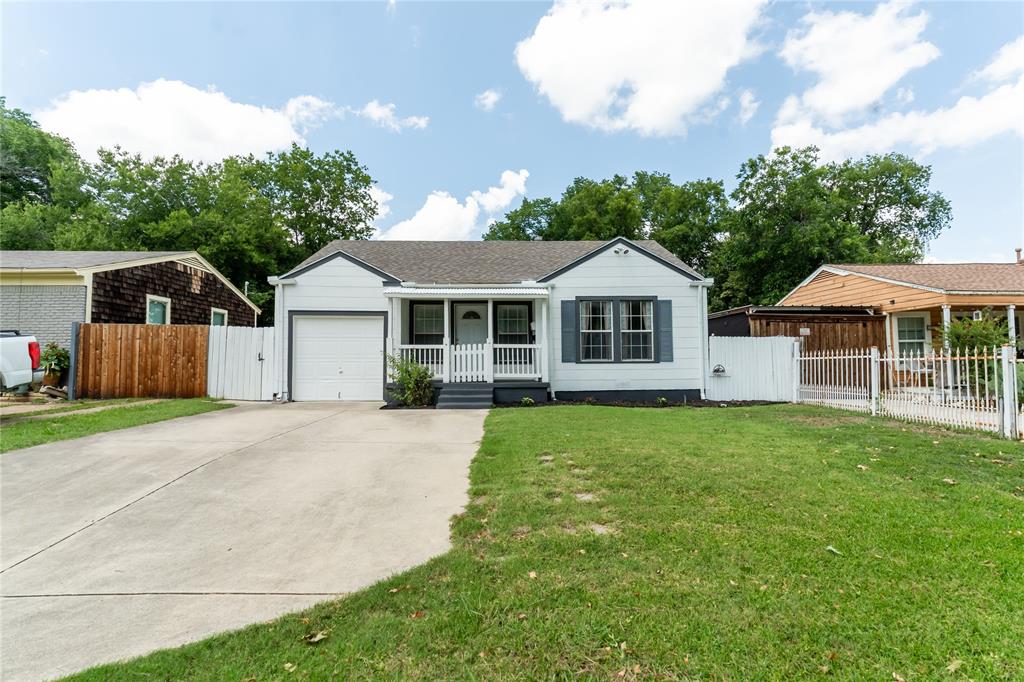 Take advantage of LENDER PROVIDED 1-year RATE BUYDOWN. Potential SAVINGS of up to $200 per month for the first year of ownership!! Welcome to 4212 Geddes Ave. — a beautifully updated home with a FULLY EQUIPPED GUEST HOUSE, nestled in the heart of Fort Worth just MINUTES from the cultural district, dining, and shopping! Whether you need space for multigenerational living, rental income, or a home office, the GUEST HOUSE IS A TRUE BONUS — complete with its own private entrance, kitchenette, full bathroom, stackable washer & dryer connections, and updated PEX plumbing. With SEPARATE ELECTRIC AND WATER METERS, each structure is fully independent, offering unmatched flexibility and VALUE! Step inside the main home to discover kitchen featuring SLEEK QUARTZ COUNTERTOPS and BRAND NEW LVP FLOORING, while the bathrooms are updated with stylish tile, newer tubs, and quality fixtures. Enjoy the warmth of REAL WOOD FLOORING THROUGHOUT — NO CARPET ANYWHERE!! Major systems have been thoughtfully updated for peace of mind: Exterior updated include the entire home being freshly painted in 2025 with durable, long-lasting BEHR PAINT, FOUNDATION REPAIRS COMPLETED IN 2024, newer HVAC units (outside in 2014, inside in 2016), a 2017 ROOF WITH HEAVY-DUTY SHINGLES installed by Lon Smith Roofing, and modern PEX PLUMBING LINES. The home is ALL-ELECTRIC for cleaner indoor air — NO GAS, NO BENZENE — with the gas line professionally sealed! ENERGY EFFICIENCY shines with newer DOUBLE-PANE WINDOWS, and the CONCRETE BACK PORCH offers a blank slate for your dream outdoor living space! Additional highlights include a NEW WATER HEATER, INCLUDED WASHER & DRYER, MAIN KITCHEN FRIDGE, and a convenient WALK-IN SHOWER! Don’t miss this RARE opportunity that blends CHARACTER, COMFORT, AND INCREDIBLE VERSATILITY!!