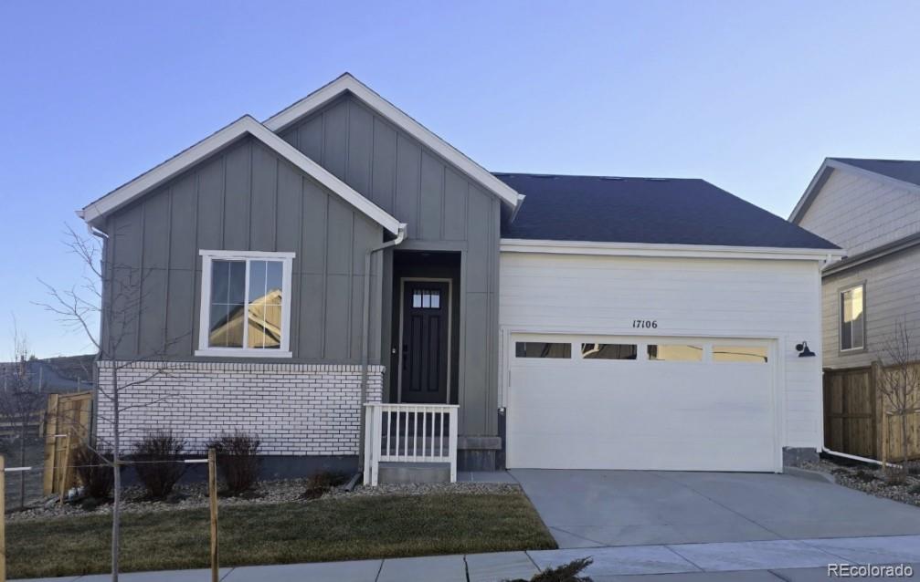 What's Special: Finished Basement | No Rear Neighbors | Backs to Open Space | Close to Park | Dedicated Study | Gourmet Kitchen. New Construction - Ready Now! Built by America's Most Trusted Home Builder. Welcome to the Royal Arch at 17106 W 92nd Loop in Trailstone City Collection! Step inside this thoughtfully designed home and find a cozy bedroom and full bath near the front, along with a flexible room and a private study that adapt beautifully to your daily needs. The foyer leads you into an airy open-concept great room, dining room, and well-appointed kitchen that make entertaining feel effortless. The spacious primary suite fills with natural light and connects to a serene bath with a dual vanity and a generous walk-in closet. Each home also includes a basement, offering wonderful space for storage, a home gym, or even a second office. Trailstone is nestled at the edge of the Rocky Mountains in Arvada, where stunning views of Downtown Denver, Standley Lake, and the peaks beyond create a truly inspiring setting. With spacious backyards and planned amenities including an outdoor pool and pickleball courts, every day invites exploration and connection in this beautiful Colorado community. Additional Highlights Include: Finished basement and study in place of bedroom 3. Photos are for representative purposes only. MLS#6141348