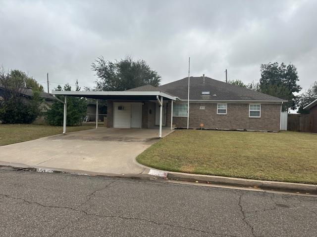 Very Well Maintained Home! Walking Distance to Elementary School! Nice Formal Living! Comfy Large Living/Dining Combo! Large Breakfast Bar! Nice Master Bedroom with Full bath and Large Walk-in Closet. 4th Bedroom is the Converted Garage. Very Bright Home w/Lots of Windows! Nice Bkyd w/Covered Patio,  Storage Bldg & Storm Shelter!! 2 Car Carport! Easy to Show!!