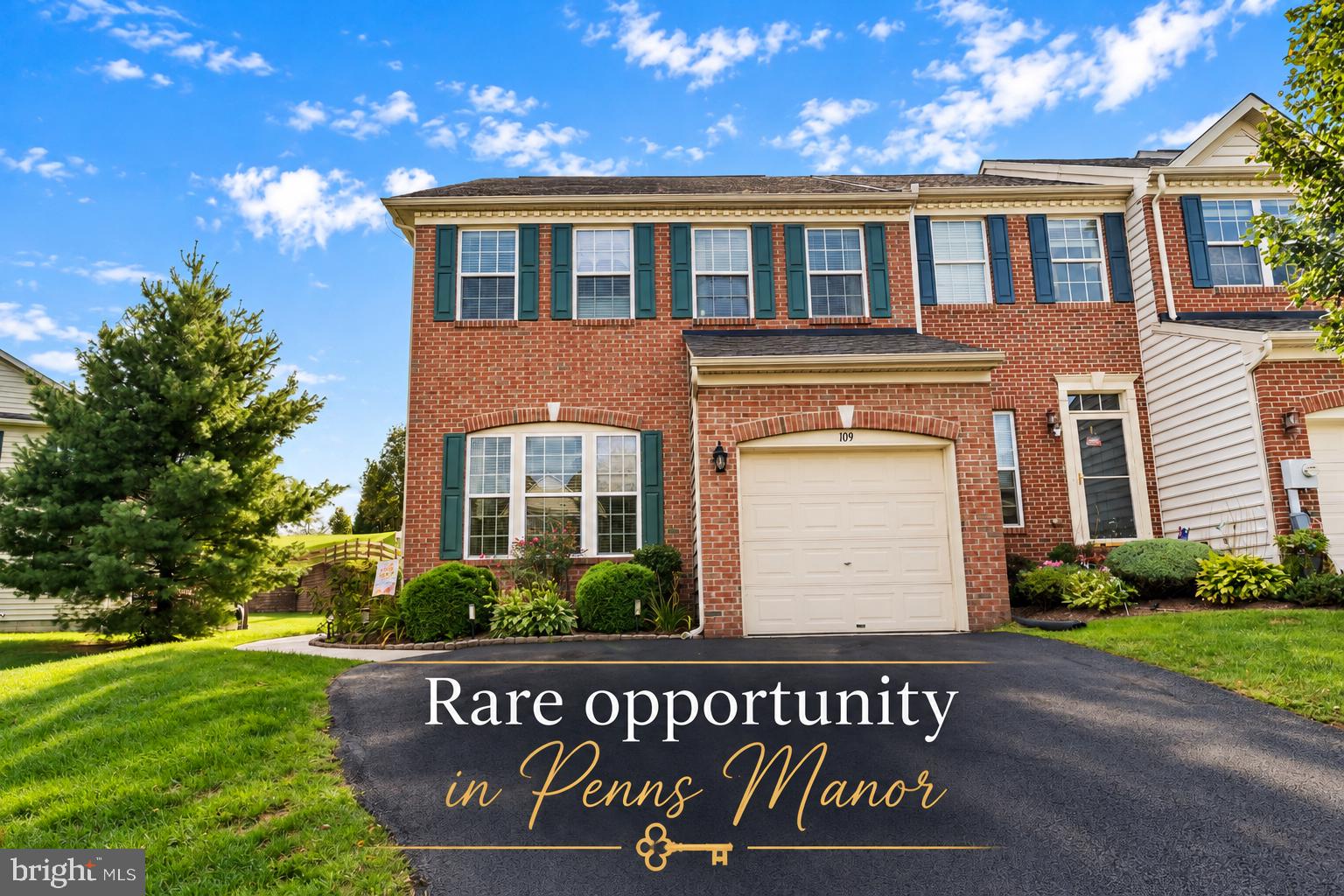 Welcome to this beautifully maintained and thoughtfully upgraded end-unit townhome in the highly sought-after Penn’s Manor community. From the moment you enter, you’ll appreciate the attention to detail, quality improvements, and comfortable, move-in-ready design throughout.The main level offers an inviting open-concept floor plan flooded with natural light. Neutral walls compliment the rich, waterproof laminate flooring that extends throughout the first floor. The spacious living room features elegant architectural details including columns, chair rail, and crown molding, creating a sophisticated yet welcoming setting. The living room boasts a new electric fireplace with stone surround and mantel that adds a beautiful focal point and cozy ambiance.The adjacent dining area with gas fireplace provides the perfect space for entertaining, while the well-appointed kitchen features granite countertops, tile backsplash, dark wood cabinetry, center island, and a generous pantry. Recent appliance upgrades include a newer refrigerator, microwave, and washer and dryer, all added in 2025.Thoughtful upgrades continue throughout the home with LED lighting, motion-sensor lighting in the garage, laundry room, and primary bedroom walk-in closet. Sliding doors lead to the newly painted deck, where you can relax or entertain. Upstairs, the spacious primary suite is a true retreat with vaulted ceilings, a walk-in closet, and a spacious private bath featuring a soaking tub, upgraded fixtures and lighting. Two additional bedrooms offer abundant natural light, generous closet space, and ceiling fans. A second full bath completes the upper level.The finished, newly carpeted walk-up basement provides a tremendous amount of additional living space and flexibility. Whether used as a media room, recreation area, home office, or gathering space, it is ready for whatever your lifestyle requires. A projector screen and electrical receptacle make movie nights a breeze, while extensive shelving provides excellent storage. Plumbing has already been roughed in for a potential fourth bathroom, offering even more possibilities for future customization.The attached garage provides convenient covered parking and additional storage, complete with built-in shelving. Recent major improvements provide added peace of mind, including a new HVAC system (2026) and hot water heater (2024).All of this is ideally located close to Route 1, Route 926, Route 52, Route 202, West Chester, Wilmington, and Longwood Gardens. Walkable to the restaurants, boutiques, and charm of Historic Downtown Kennett Square, all while being located within the acclaimed Kennett Consolidated School District. Beautifully updated, exceptionally maintained, and truly move-in ready, this Penn’s Manor end-unit offers the space, upgrades, location, and lifestyle you’ve been looking for.