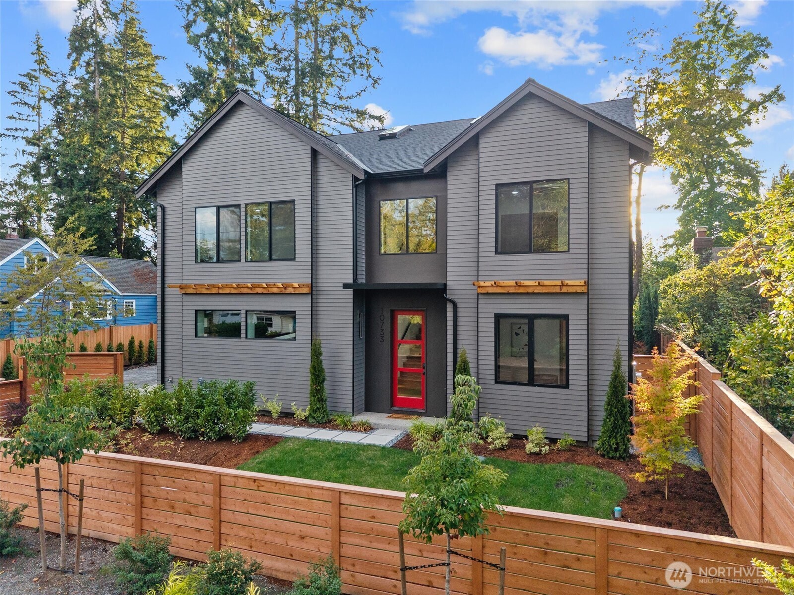Rare new construction by Ava Homes llc, offering a refined blend of elevated design, exceptional craftsmanship, and flexible modern living. Ideally positioned in a quiet pocket between Maple Leaf and Victory Heights—with the shops, dining, recreation, light rail, and everyday conveniences of Northgate close by—this 3,382sf home delivers throughout. Step inside to an expansive, light-filled floor plan finished with a thoughtful, high-quality material palette. The main level is designed for both effortless entertaining and comfortable daily life, centered around a chef-inspired kitchen with custom cabinetry and marble countertops imported from Italy. A welcoming breakfast nook creates the perfect setting for morning espresso, while the open-concept living and dining spaces flow seamlessly to a fully fenced backyard and patio for indoor-outdoor gatherings. The main floor also includes a private ensuite bedroom—ideal for guests, multigenerational living, or a dedicated home office. Upstairs, a rare and highly functional layout places four bedrooms, two baths, and a spacious bonus room all on one level. The top-floor provides exceptional versatility: create a media lounge, fitness studio, home office, or creative retreat. Throughout the home, Ava Homes’ attention to detail is evident in solid-core walnut doors with sleek frameless hardware and Euro-style hinges and Spa-inspired baths featuring Italian Terrazzo tile flooring. A polished look and a must see!! Builder incentives.