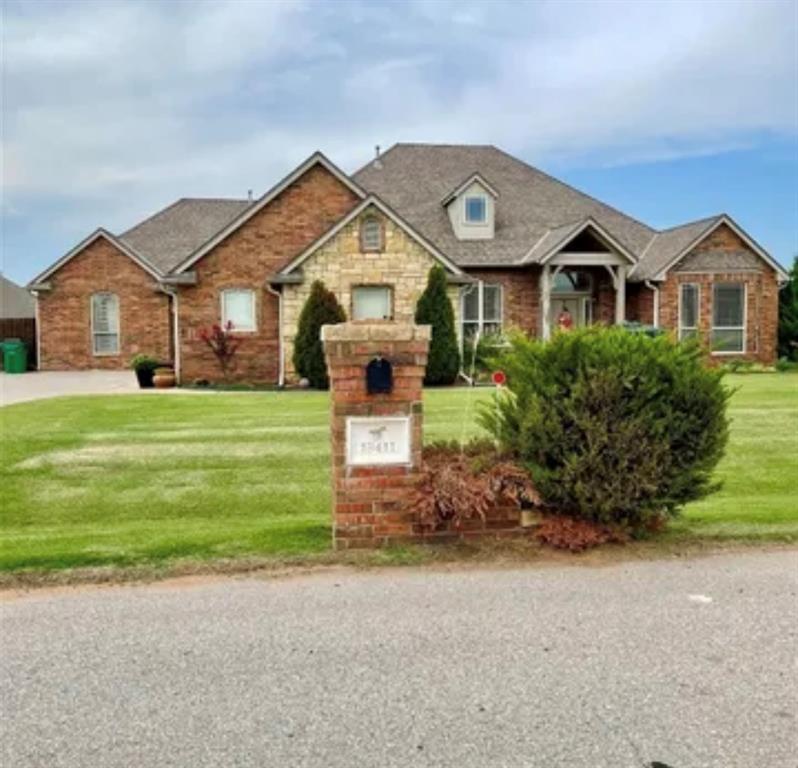 Construction on Highway 9 is complete making getting to this exceptional single-family residence a breeze! 18411 Wild Horse Trail, Norman, OK, USA, is a thoughtfully constructed living environment designed for sophisticated living. This residence provides four generously proportioned bedrooms, each serving as a private sanctuary for rest and rejuvenation, offering comfortable spaces designed for personal retreat and quiet moments. Being only minutes from Norman, but with the feel of country living, this property boasts 4 beds, 3.5 baths, and a large yard. It has an expansive side entry three-car garage, providing substantial capacity for vehicles and accommodating various storage requirements with ease, ensuring practicality and organization. Constructed in 2008, this dwelling embodies modern building standards from its inception, combining contemporary design with enduring quality. This home sits on a 1/2-acre lot and has an in-ground storm shelter in the garage and promises a harmonious blend of comfort and convenience, ready to become the foundation for a fulfilling lifestyle. The community shares a wonderful pool that is just right around the corner. This home is ready for the new owner to make it their own and is priced to move. This is a fantastic opportunity to get into a luxury home at a great price!
