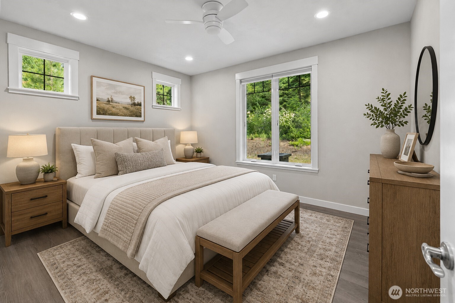 3rd Bedroom - main floor - Virtually Staged
