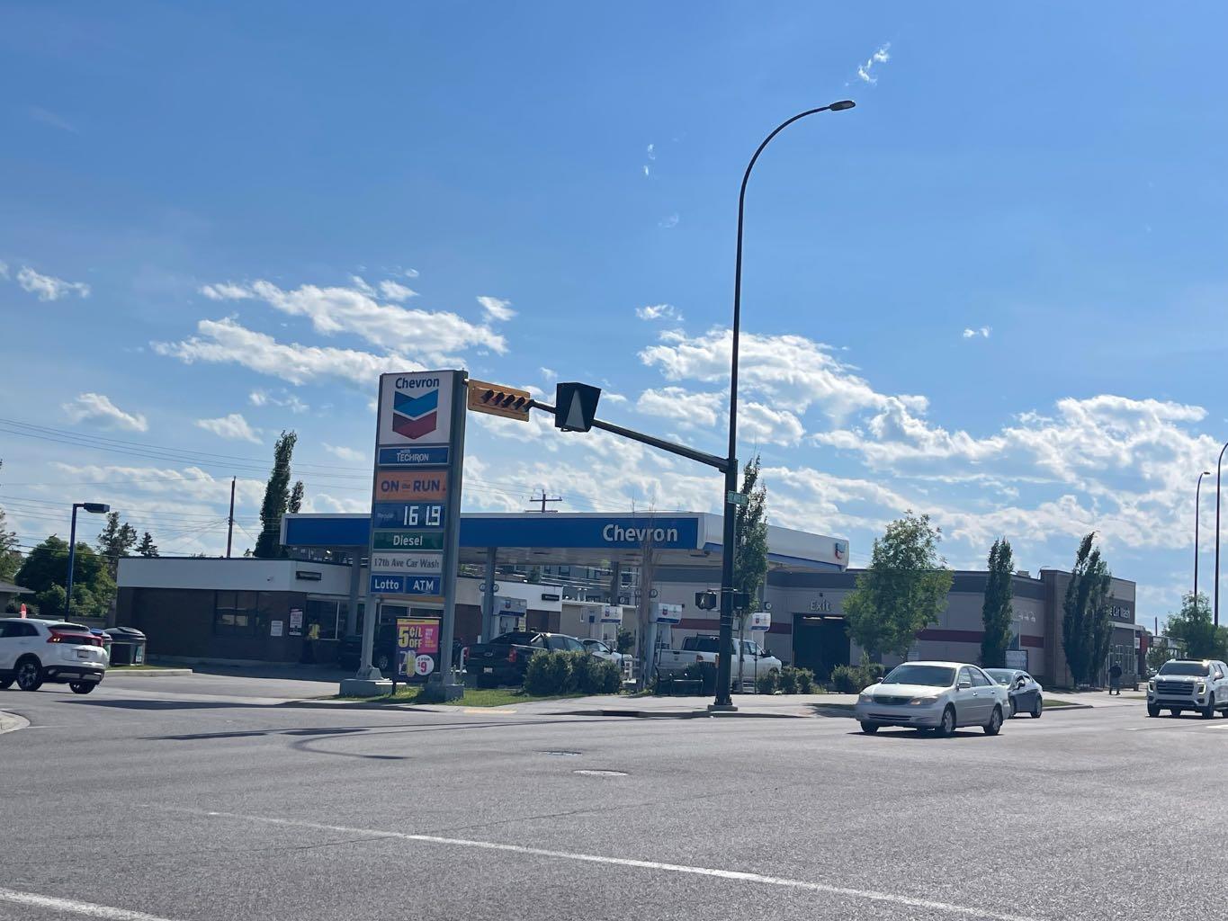Chevron Gas Station with High-Volume & Multi(6)-Bay Car Wash – Prime 17th Ave Location. Seize a rare opportunity to acquire a high-revenue, turn-key commercial powerhouse strategically positioned on 17th Ave—one of the Calgary's busiest, high-exposure arterial corridors. This premium asset pairs the powerhouse branding of a *Chevron Gas Station*, *On the Way*, with a high-capacity *17 Ave Car Wash* operation, creating an insulated, recession-resistant business model with massive daily commuter foot traffic. The property features a fully stocked, modern 'On the Way' convenience store generating exceptional profit margins, alongside a beautifully maintained multi(6)-bay car wash that commands a loyal, repeat local customer base. With multiple distinct income streams flowing from fuel, retail, and car wash services, this location functions as a high-margin neighborhood hub. Perfect for an institutional investor expanding their portfolio or an experienced owner-operator looking for a stabilized, high-performing asset with immediate, strong cash flow. Land 27,616 sq.ft (0.63 acres), Building: C-store 1,770 sqft (1985), car wash 6,917 sq.ft (2019). Please do not approach the staff without appointment.