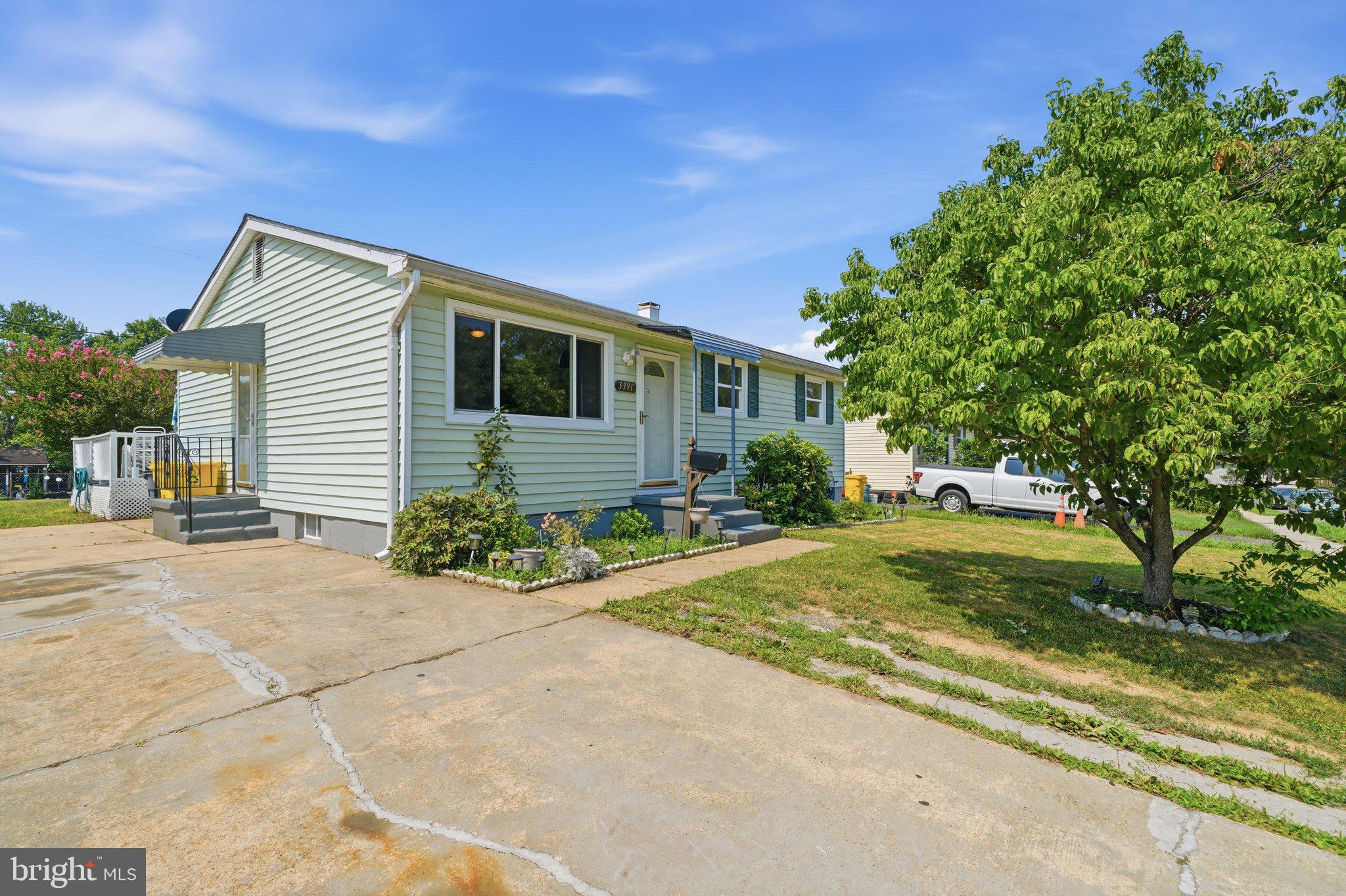 Welcome to 3391 Horsehead S, Laurel, MD! This well-maintained ranch-style home offers the perfect combination of comfort, functionality, and flexible living space in the sought-after Maryland City community.Step inside to a bright and inviting living room featuring beautiful hardwood floors and abundant natural light. The spacious eat-in kitchen offers generous cabinet space, stainless steel appliances, and plenty of room for everyday dining.The finished lower level provides exceptional versatility with a large recreation room, a second kitchen area, a full bathroom, laundry space, and additional rooms ideal for guests, a home office, hobbies, or multigenerational living.Enjoy outdoor living from the screened porch or entertain on the spacious rear deck overlooking the large backyard. A long driveway provides ample off-street parking, while the storage shed offers additional space for tools and equipment.Conveniently located near Fort Meade, NSA, BWI Airport, MARC Train, shopping, restaurants, parks, and major commuter routes including I-95, Route 32, Route 295, and Route 198, this home offers easy access to both Baltimore and Washington, D.C.Being sold as is.