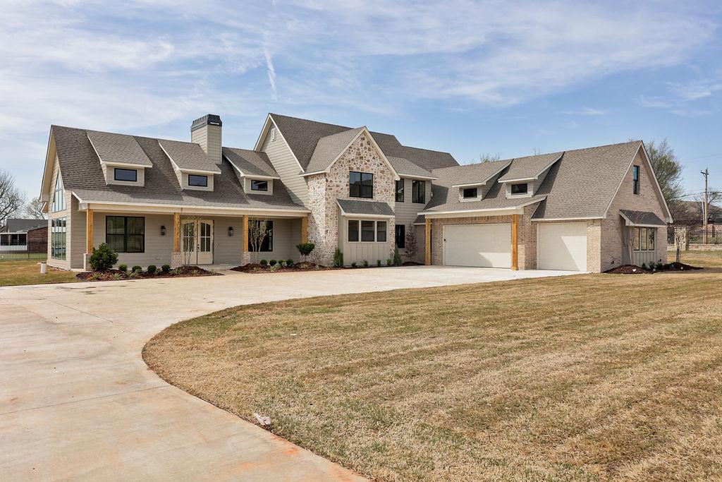 This stunning custom build in Moore sits on nearly an acre and delivers the space, quality, and lifestyle that is hard to find at any price point. With 4 bedrooms, 3.5 bathrooms, a dedicated study, a loft, and an oversized 3-car garage, the 3,791 square feet of thoughtfully designed living space gives every member of the family room to spread out, settle in, and truly live. Situated in the Moore school district and backed by a 10-year warranty, this is a home built to last and designed to impress. The nearly acre-sized lot offers privacy and room to breathe, while the custom finishes throughout reflect the kind of craftsmanship you simply do not find in production builds. Whether you are working from home, hosting family, or pulling in after a long day with room for every vehicle and then some, this home was built for your life. Completion is just 30 to 60 days away, and with only 2 lots remaining in this neighborhood, your window to get in is closing. Ask about our incentive package and come see why this one will not last!
