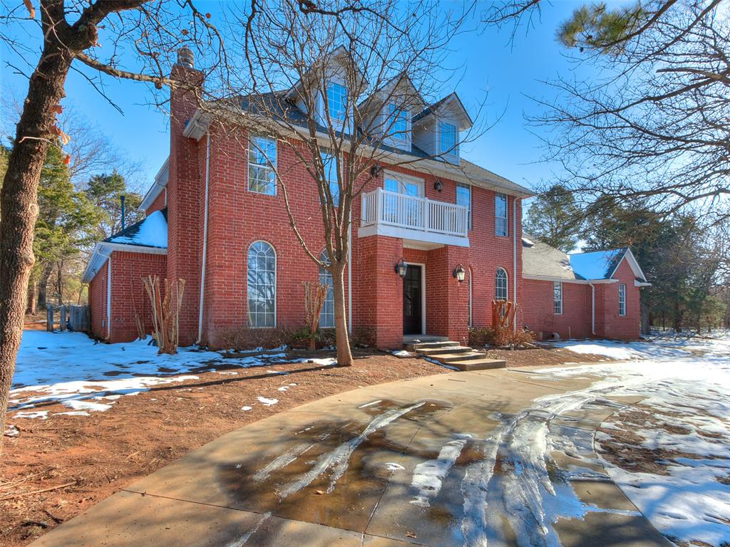 Welcome to a rare Edmond estate that delivers space, style, and lifestyle in one beautiful package. Perfectly positioned east of I 35 in one of Edmond’s most sought after areas, this thoughtfully updated traditional home sits on an impressive 1.42 acre lot and offers room to live, gather, and breathe.With 3,994 square feet of well designed living space, this home features five spacious bedrooms plus a dedicated study, three living areas, two dining spaces, and three and one half baths. Every room feels intentional, offering flexibility for both everyday living and entertaining at scale.The heart of the home flows effortlessly between inviting living spaces, creating the ideal setup for hosting holidays, game nights, or quiet evenings at home. The study provides a perfect work from home retreat, while multiple living areas allow everyone to have their own space without sacrificing connection.Step outside and the property truly shines. A concrete pool and hot tub anchor the expansive backyard, surrounded by open space and mature surroundings that make this feel like a private retreat. Whether you are hosting summer gatherings or enjoying peaceful mornings, this outdoor setting is hard to replicate.A large circular drive adds both convenience and curb appeal, complemented by a three car garage with ample room for vehicles, storage, and hobbies.This is the kind of property that rarely becomes available east of I 35. A true estate setting with the space you want, the updates you expect, and the Edmond location that continues to hold long term value.Homes like this are not just lived in, they are experienced.