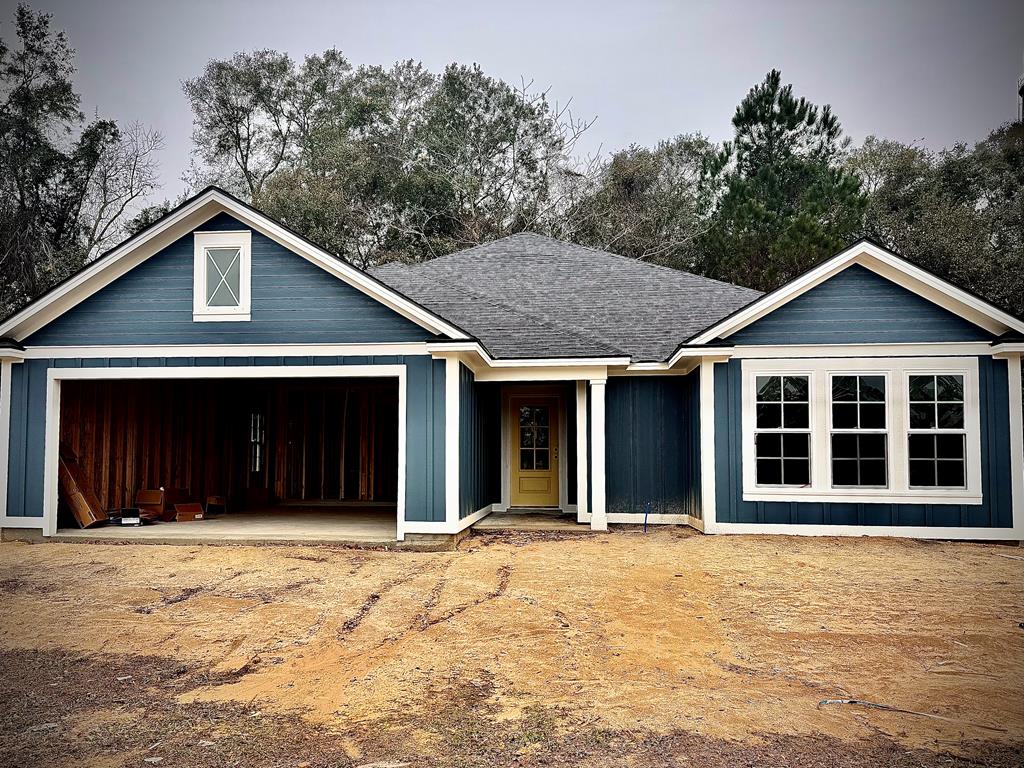 Come check out all the new construction in Marshall Trace Subdivision. We are located in Thomas County, Coolidge GA close to Thomasville & Moultrie! The is home has 3 bedrooms & two bathrooms. Kitchen and baths have beautiful custom cabinets with granite counter tops. Master bath has beautiful tiled shower. Walk in closets with wood shelving. LVP throughout the home! Stainless Kitchen appliances. Exterior of home has durable concrete siding, architectural shingles & irrigation in the yard! Come take a look, these homes are selling fast!