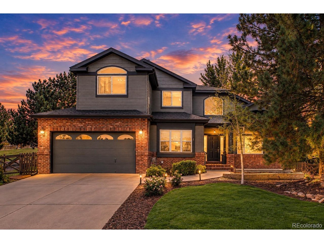 Welcome to this beautifully updated 5 bedroom, 4 bathroom home in the sought after Legacy Ridge golf course community of Westminster. Situated on a desirable corner lot with mature landscaping and established trees, this home offers an exceptional blend of style, comfort and entertaining space.Step inside to soaring vaulted ceilings, warm wood floors and an inviting open floor plan filled with natural light. The spacious great room features a stunning fireplace and flows seamlessly into the updated kitchen, complete with granite countertops, stainless steel appliances, updated white cabinets and a center island. An updated stair railing adds a modern touch while maintaining the home's timeless character. The main level also offers a dedicated office, perfect for working from home, an additional dining room and a welcoming front sitting room.Upstairs, the expansive primary suite provides a private retreat with plenty of space to unwind and a luxurious bathroom featuring a steam shower. Additional bedrooms offer flexibility for family, guests or a home office.The finished basement extends the living space with an additional bedroom and full bathroom, spacious recreation area, dedicated gym space, wet bar and a second fireplace, creating the perfect setting for movie nights, entertaining or relaxing with family and friends.Step outside to your private backyard oasis featuring a large deck, beautiful mature trees and landscaping, a tranquil water feature and a gas firepit. Whether enjoying a quiet evening outdoors or hosting friends and family, this backyard is designed to be enjoyed year round.Located in the Legacy Ridge community with convenient access to major highways, shopping, dining, recreation and area schools, this thoughtfully updated home offers an ideal combination of space, location and lifestyle.