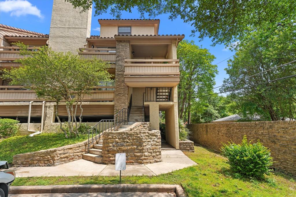 Welcome to Unit 6F at 7640 W Greenway—an exceptional residence that blends modern upgrades with everyday comfort in one of The Park Cities most convenient locations.This beautifully refreshed 2-bedroom, 1.5-bath home has been thoughtfully renovated from top to bottom, offering a truly move-in-ready experience. Step inside to discover hardwood flooring, complemented by plush new carpeting, creating a warm and inviting atmosphere throughout. Fresh paint on all bedrooms and doors adds a crisp, contemporary feel.The kitchen has been upgraded with sleek new countertops, new sinks and faucets, new microwave, providing both style and functionality for cooking and entertaining. Both bathrooms have been completely redone with modern finishes, elevating your daily routine with a touch of luxury.Comfort and efficiency are top priorities here, highlighted by a brand new, top of the line, air conditioning system to keep you cool year-round. New windows and a sliding glass door not only enhance energy efficiency but also fill the space with natural light and provide seamless access to a spacious private balcony—perfect for relaxing or entertaining.Additional conveniences include a covered parking space, ample open parking for guests, and gated access with a security code for added peace of mind.Unit 6F is the perfect combination of style, comfort, and practicality—an outstanding opportunity to enjoy upgraded living in a prime Dallas location.