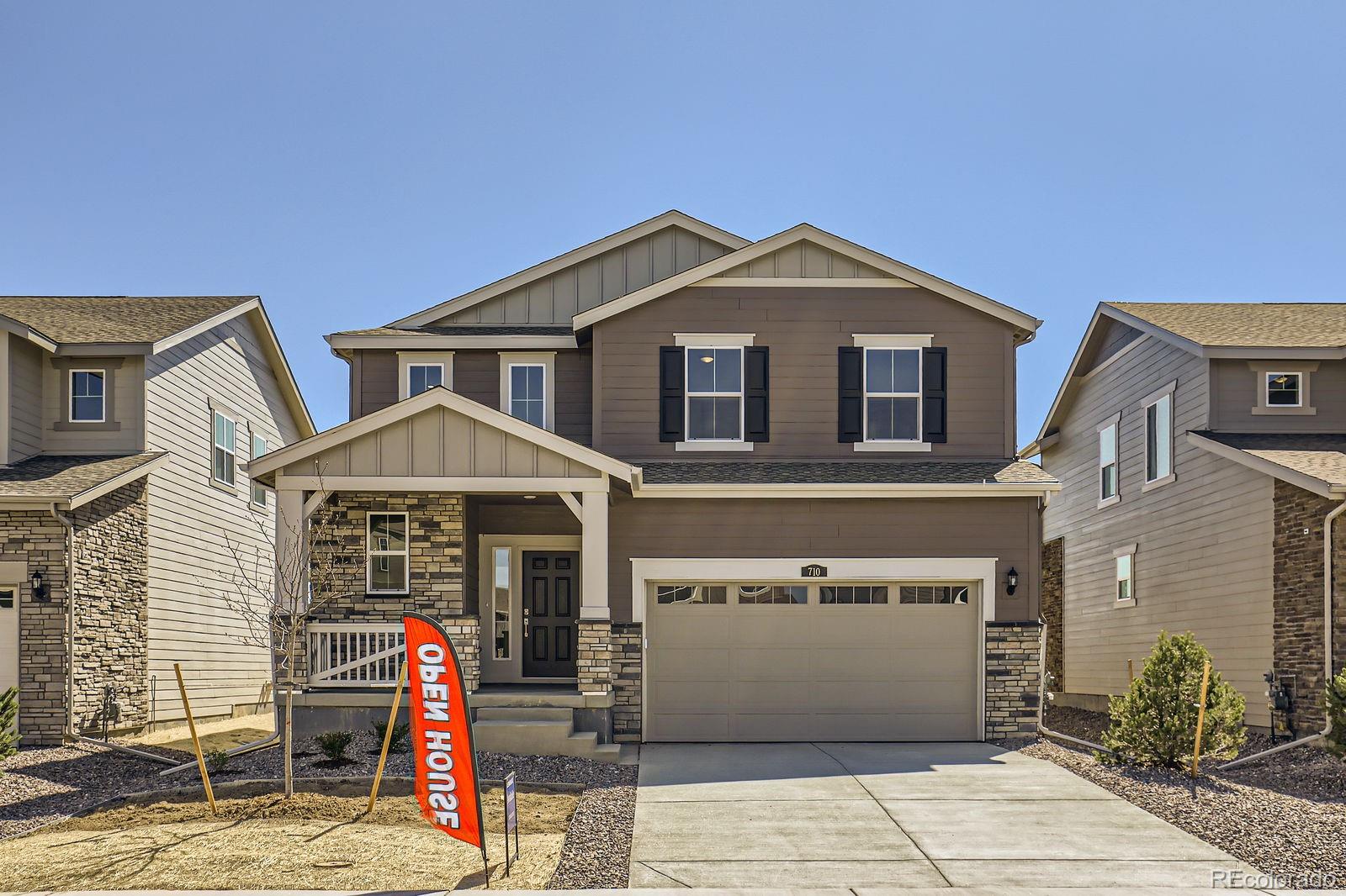 **This home eligible for 3.99% FHA / VA  OR 4.50% conventional loan rate when using builder's preferred lender - terms and conditions apply - ask for details***Contact Lennar today about Special Financing for this home - terms and conditions apply**

Act fast! This move-in ready home won't last. Make it yours today.

Welcome to Sky Ranch. This beautiful new Elbert 2-story features, 3 beds, 2.5 baths, laundry, great room, kitchen, dining room, unfinished basement and 2 car garage.  Gorgeous upgrades and finishes throughout including a high ceiling entrance, large mudroom & pantry, luxury vinyl plank throughout the main floor, stainless steel appliances, extended covered deck and more.  Lennar provides the latest in energy efficiency and state of the art technology with several fabulous floorplans to choose from. Energy efficiency, and technology/connectivity seamlessly blended with luxury to make your new house a home. Sky Ranch offers single family homes for every lifestyle. Close to dining, shopping, entertainment and other amenities. Don't miss your opportunity. Photos and walkthrough tour are a model only and subject to change.
