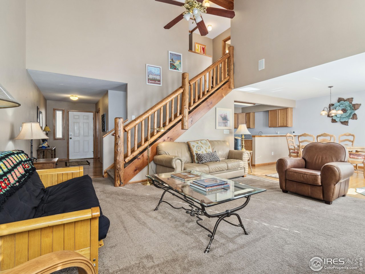 Experience mountain living in this meticulously maintained 3-bedroom condo in The Willows. You'll be greeted by vaulted ceilings and a cozy fireplace in the living area. With the bedrooms tucked in upstairs, this unit offers the ideal blend of comfort and function. You will be perfectly situated near downtown Estes Park and just a short drive to Rocky Mountain National Park. Whether you're dreaming of a new residence or a vacation retreat, this condo will be the ideal base for exploring all that Estes Park has to offer.