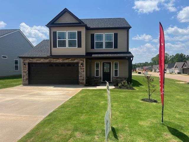 MOVE IN READY!  Local Builder with quality workmanship at Cleveland Meadows. Great location, close to Wellford, Lyman, Greer, Inman and Spartanburg! Open floor plan. Granite countertops. Upgraded Patio plan option. Luxury Vinyl Plank upgrade on 1st level and all wet areas.  *Virtual tour reflects same house plan, not exact house.