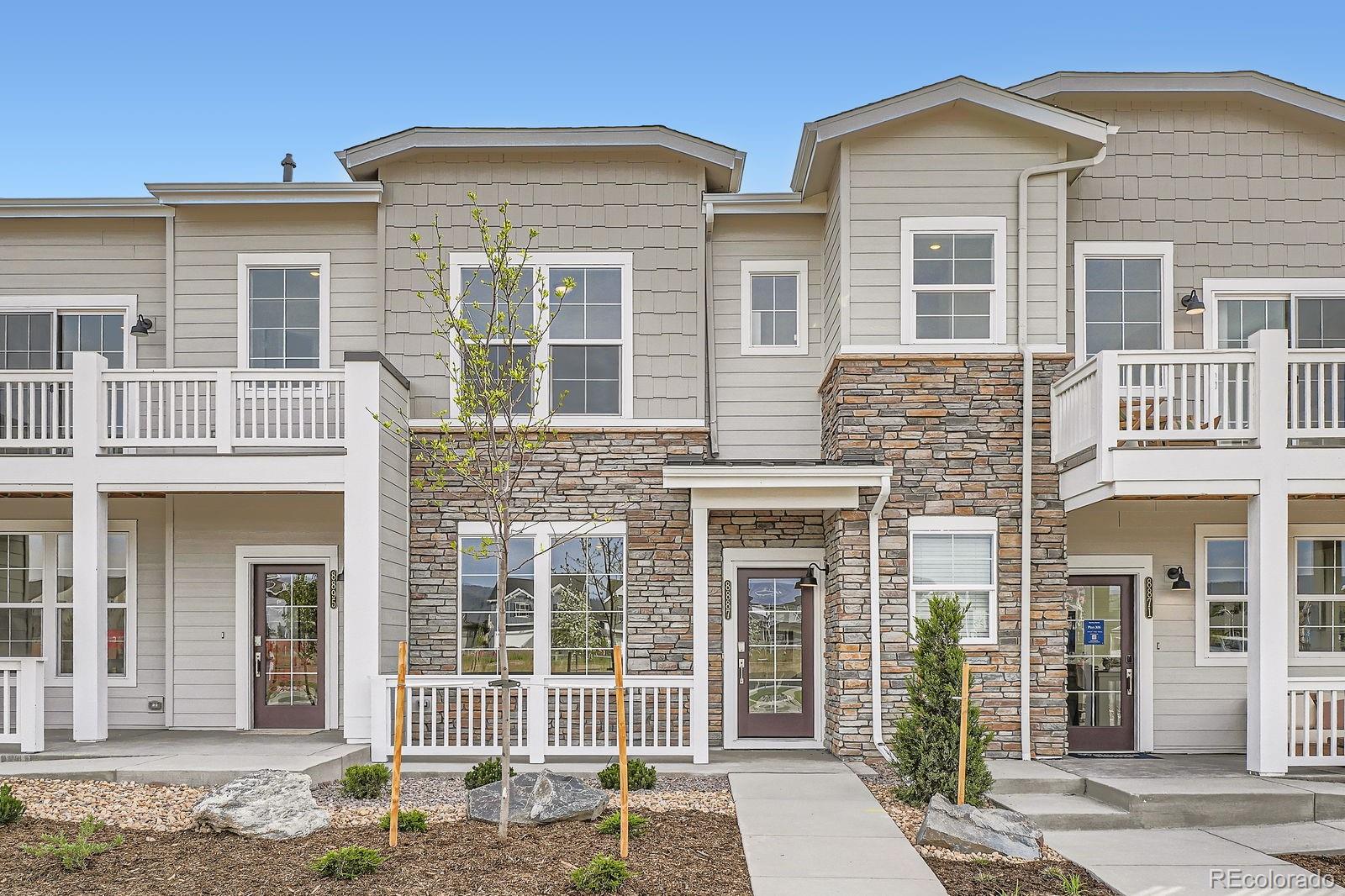 **Eligible for 3.99 7/6 ARM or 4.99% fixed rate when using builder's preferred lender - terms and conditions apply - ask for details*******Contact Lennar today about Special Financing for this home - terms and conditions apply**



** Available NOW! Low maintenance living in the gorgeous Sterling Ranch community. Just lock up and go. This 2-story townhome in a 4-plex features 2 bedrooms, 2 baths, great room, kitchen, upper laundry, 1 car attached garage (rear alley entry) and conditioned crawl space. Gorgeous finishes and upgrades throughout including, slab quartz counters, luxury vinyl plank flooring, stainless steel appliances and more. Lennar provides the latest in energy efficiency and state of the art technology with several fabulous floorplans to choose from. Energy efficiency, and technology/connectivity seamlessly blended with luxury to make your new house a home. Sterling Ranch offers several fabulous plans to choose from.  Photos are model only and subject to change.