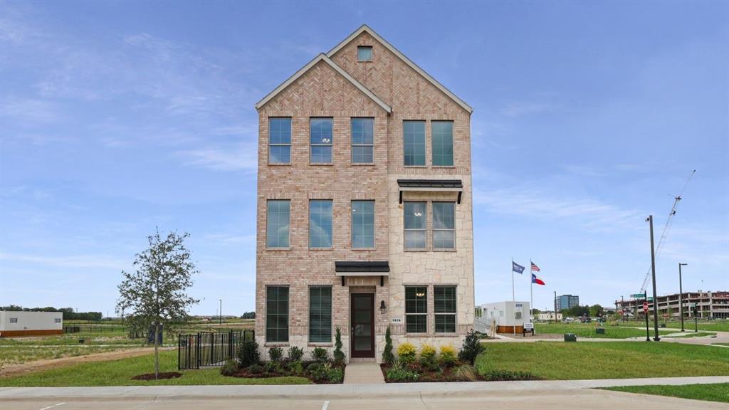This architecturally designed home comes with sod, sprinklers, and front landscape per community std. Be inspired in your kitchen with beautiful cabinets with soft-close hinges and hardware installed, and a stainless steel range and dishwasher. Enjoy your elegant main bedroom suite with a luxurious bathroom that includes a walk-in shower and spacious walk-in closet. Home features tankless water heater (per community std.) and a smart home package. Photos shown here may not depict the specified home and features. Elevations, exterior and interior colors, options, available upgrades, and standard features will vary in each community and may change without notice. May include options, elevations, and upgrades (such as patio covers, front porches, stone options, and lot premiums) that require an additional charge. Call for details