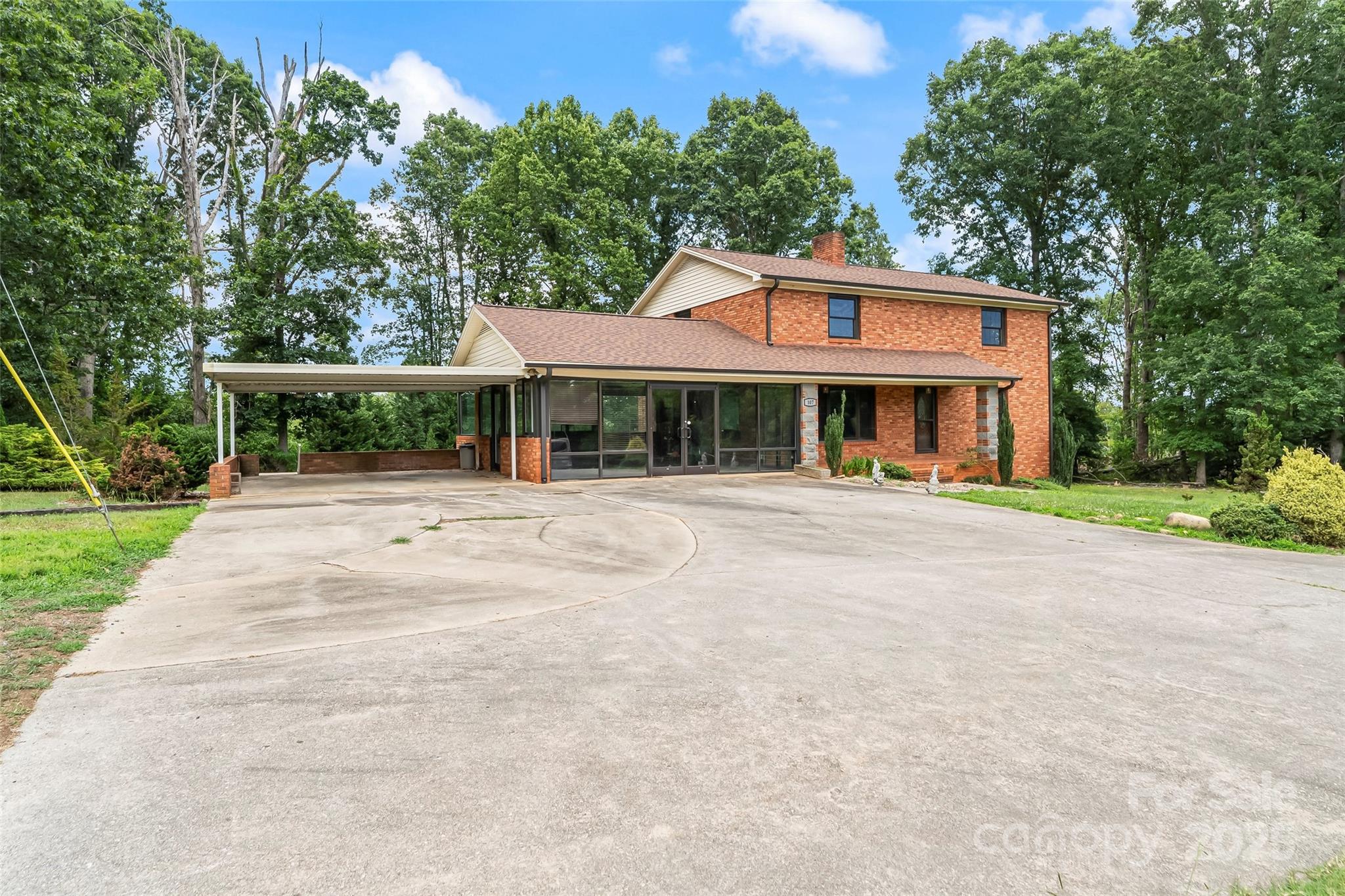 Looking for space and convenience? This 4-bedroom, 2-bath home offers room to grow with a finished basement, a spacious sunroom, and sits on 1.48 acres just minutes from I-40 and downtown Morganton. Tucked away for a private feel, yet close to everything you need. Recent updates include two brand-new HVAC systems, fresh interior paint throughout. A perfect blend of comfort, updates, and location!