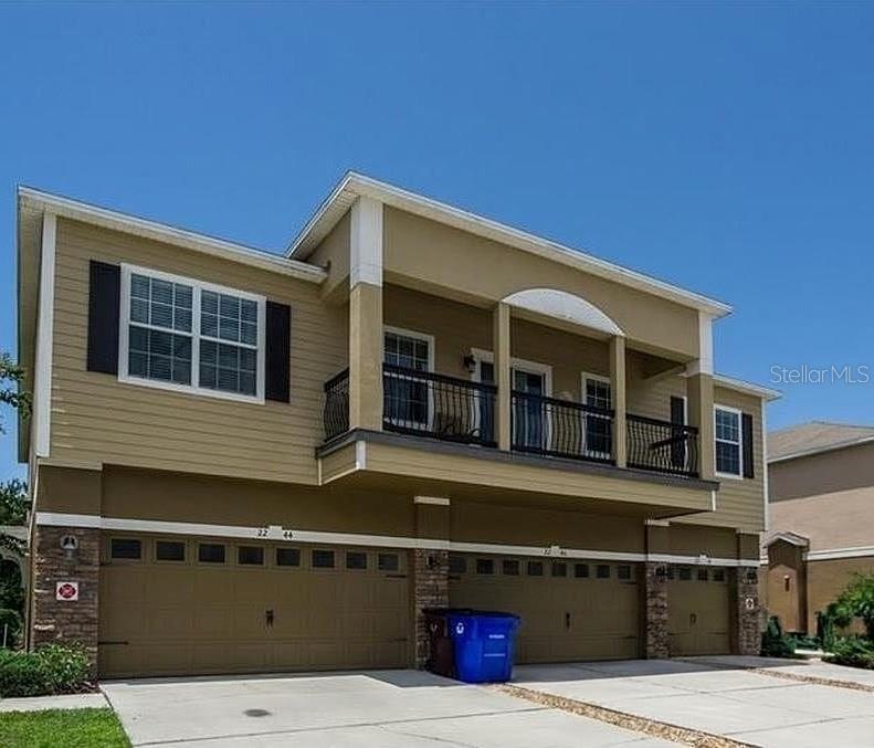 Short Sale. Check out this end unit condo. Open floor plan featuring 2 bedrooms, 2 baths. A spacious great room connects to the fully equipped kitchen. The kitchen offers a breakfast bar, large pantry, and plenty of counter space. The master bedroom features a huge walk-in closet, tray ceiling, and an en-suite bathroom with dual sinks. There is a second bedroom, ideal for guests or office space. You will have a comfortable laundry room and additional storage/linen closet in the hallway. A sliding door off the great room area opens to the comfortable balcony where you can relax and enjoy a drink or reading. Water filtration system and water softener included. Luxury vinyl and ceramic tile in wet areas for easy maintenance. One car garage with driveway for additional parking space. The community of Anthem Park offers plenty of amenities including: clubhouse, pool, tennis court, basketball court, parks, playground, and more. The elementary school is just a short walk away. This excellent location will give you easy access to 192, FL Turnpike, shopping, and dining. See it today!