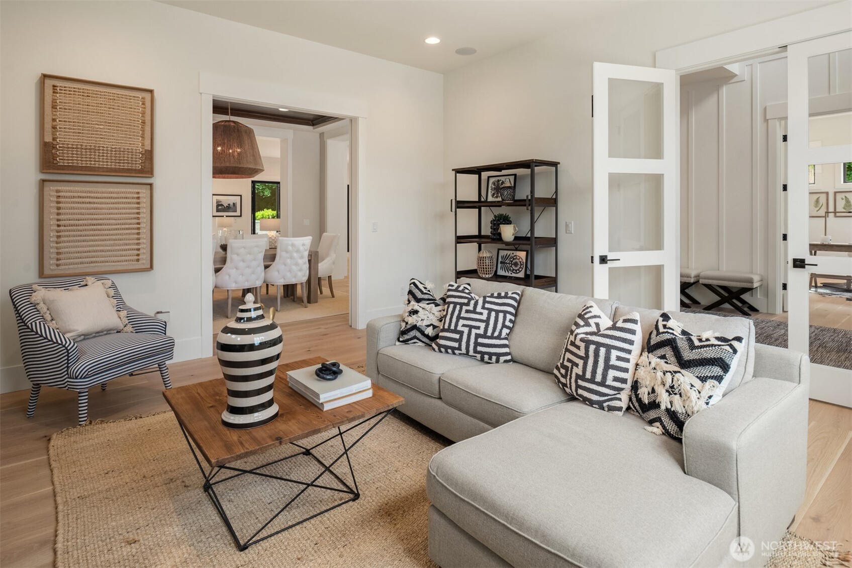 Bright living space.