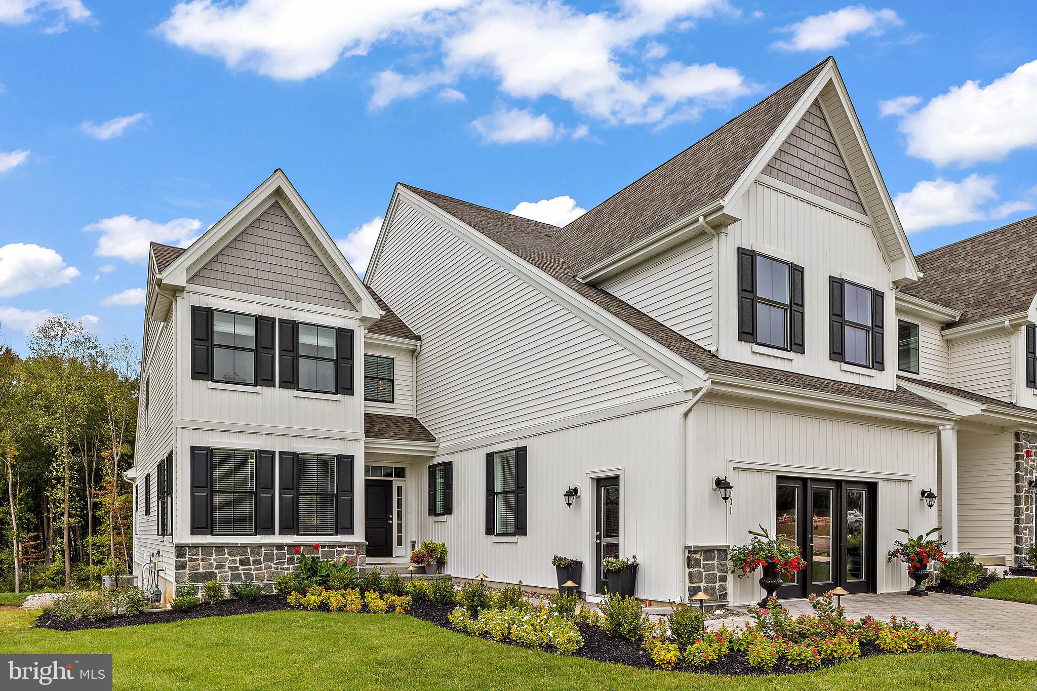 The Wyeth at Briarcreek North is an exterior unit townhome offering 3 Bedrooms, Study/Flex Room, 2.5 Baths, full basement and a 2 car front or side entry Garage.  Enjoy the convenience of a first floor Owner's Suite a large walk-in closet and a luxurious Owner's Bath and a Study/Flex Room on the first floor.  The Second Floor guest space includes 2 Bedrooms and a bathroom.  The gourmet Kitchen boasts granite countertop, stainless steel appliances and chimney hood. There is luxury vinyl plank flooring throughout most of the first floor and so much more. Briarcreek is an active adult community located central to numerous points of interests such as Main St. in Newark, Fair Hill Natural Area and minutes from I-95, DE Rt. 7 and Routes 1 in DE and MD.  *Sample photos shown. **Homesite restrictions may apply.  See Sales Manager for details.