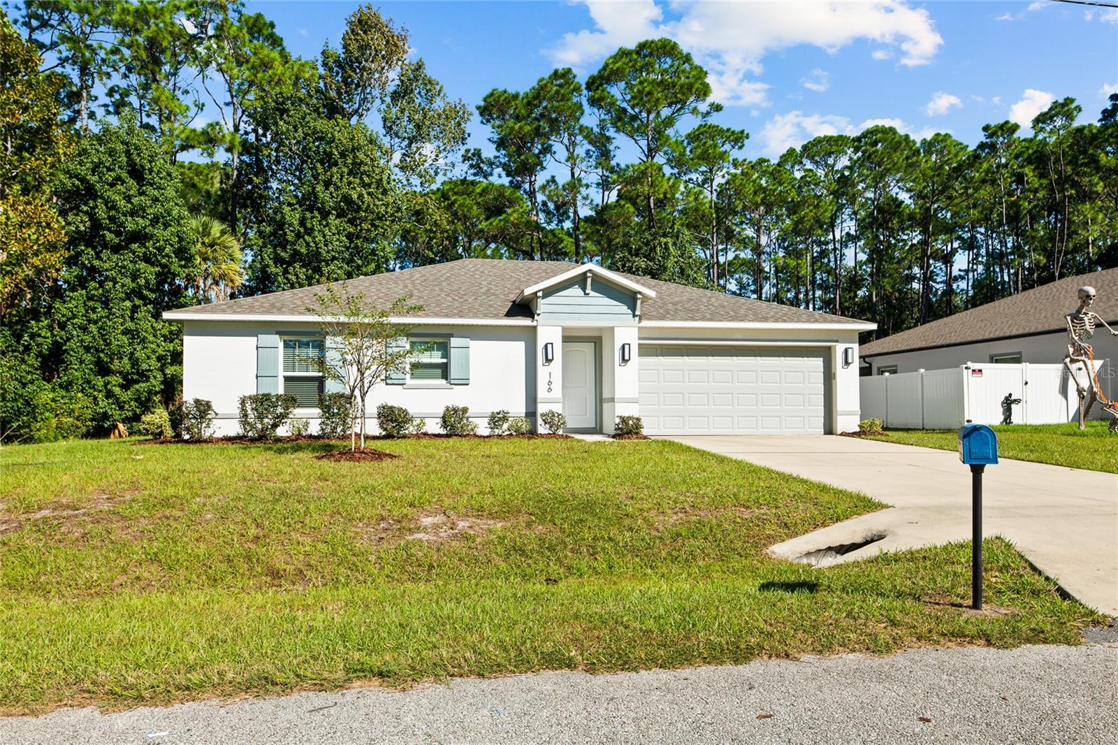 Skip the new-construction wait! Like-new 2023 home, move-in ready, with builder-style incentives: up to $10,000 toward closing costs / rate buydown. Just refreshed with new granite countertops, tiled backsplash, upgraded designer hardware (not builder grade), and new landscaping. 3 bedroom, 2 bath in in the heart of Palm Coast. All the upgrades, none of the wait. Schedule your showing today!