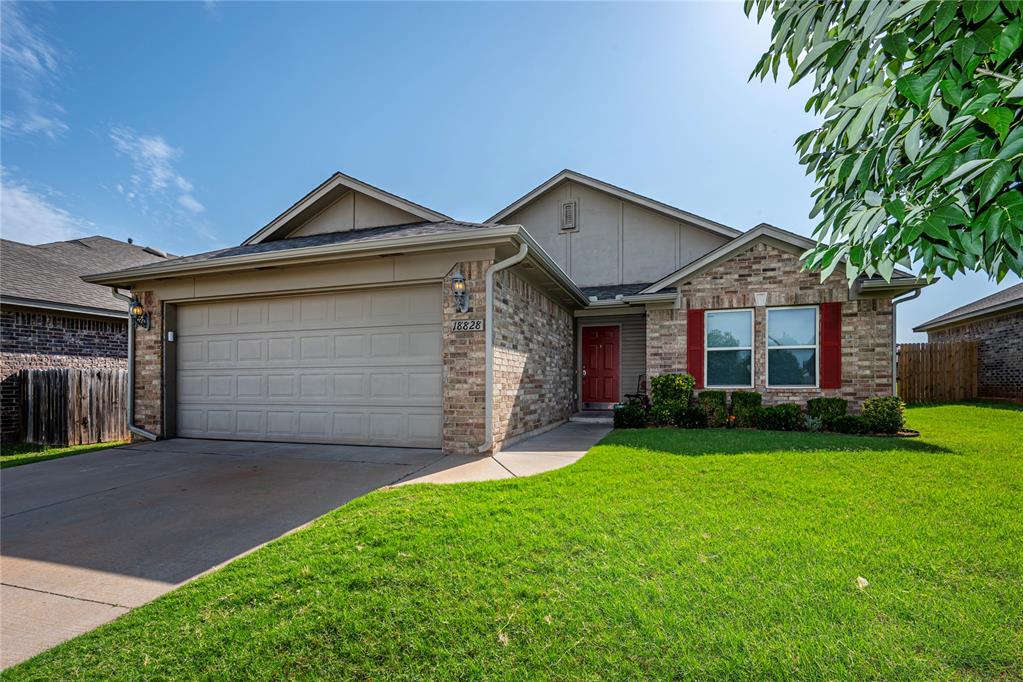 Move-in ready and packed with upgrades, this charming home in sought-after Valencia offers comfort, style, and unbeatable location in Deer Creek Schools. Step inside to brand new paint throughout and premium solution -dyed carpet, ultra-soft, stain-resistant, fade proof, and made to last. The bright, open layout features 3 bedrooms, 2 full baths, and a spacious 2-car garage with an in-ground storm shelter for peace of mind. Outside, enjoy direct access to walking trails, multiple playgrounds, and a serene community pond just steps away. A new roof was added in 2022 and adds major value and reliability. Quick access to shopping, restaurants, and all the conveniences of Edmond, while tucked in a quiet, family-friendly neighborhood. This one checks all the boxes-clean, updated, and priced to move. Come see it before it's gone!