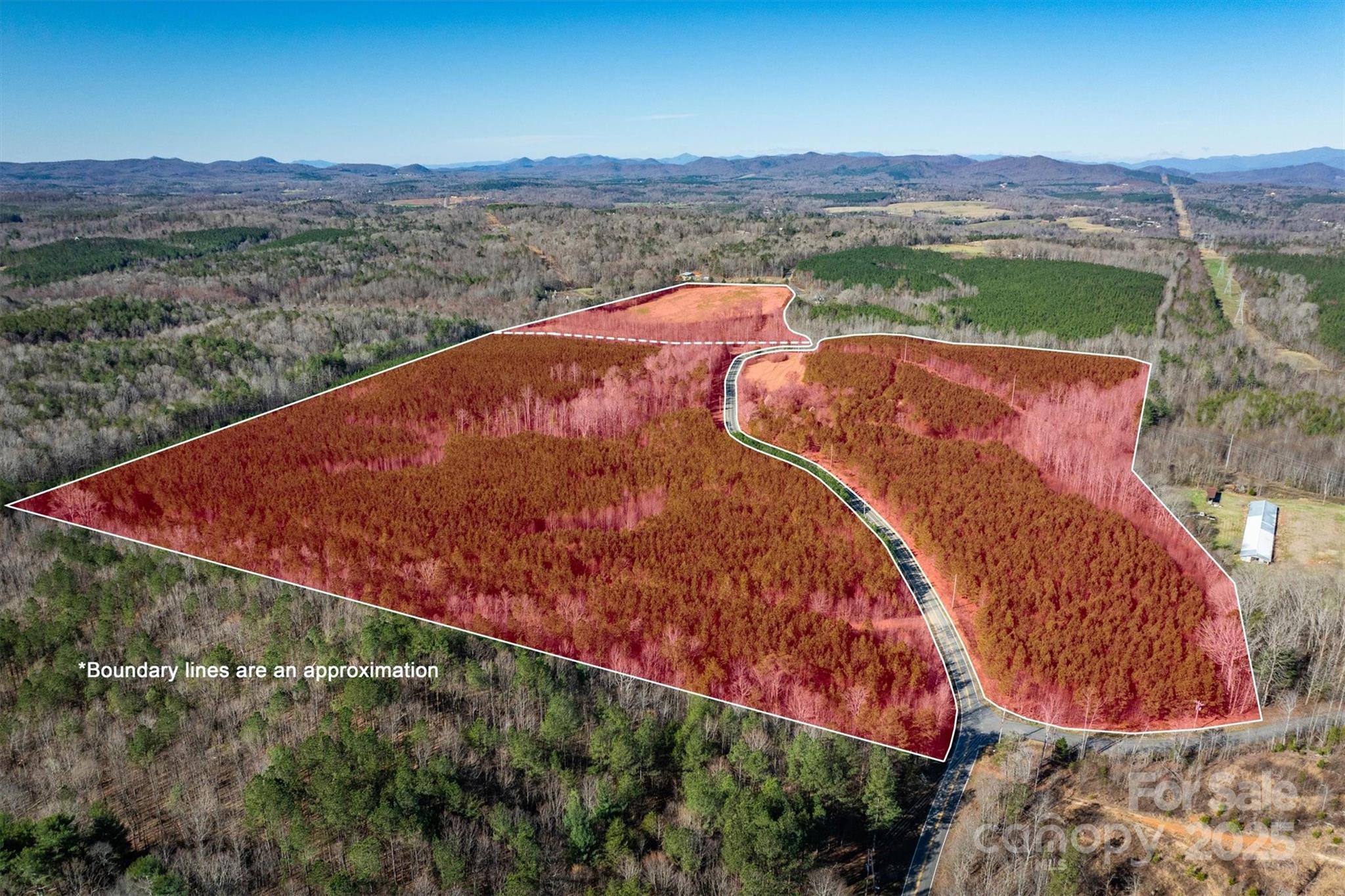 A rare opportunity to own 127 acres of pristine land in Western North Carolina! The property consists of three parcels featuring a mix of wooded terrain and cleared pastures/meadows with Silver Creek meandering through the landscape. The creek divides two of the parcels (a portion lies within the flood plain), and the banks are protected by a conservation easement, ensuring natural beauty for years to come.  Brentwood water is available, and there are existing easements in place. Conveniently located just 5 miles from Interstate 40 and approximately 50 minutes to Asheville, this land offers endless possibilities for recreation, conservation, or future development. Don't miss out on this incredible investment opportunity!
