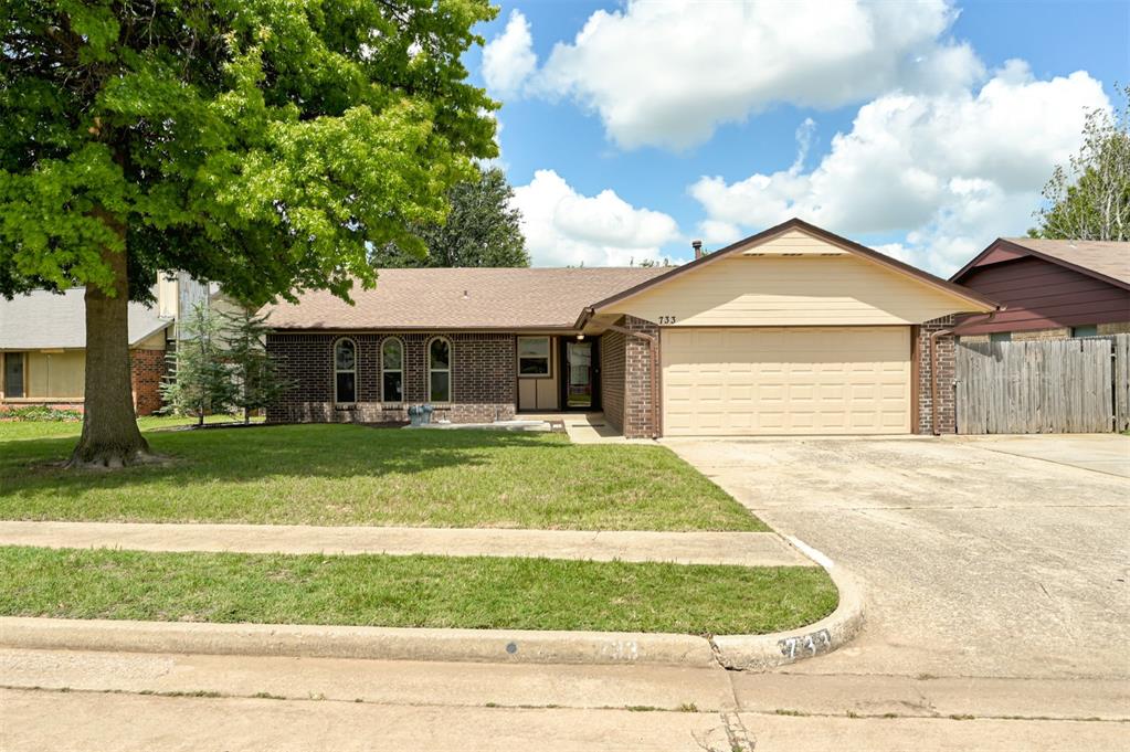 Wonderful home conveniently located approximately 3 blocks from Greenbriar Park! This well-maintained 3-bedroom, 2-bath home offers approximately 1,363 sq. ft., a 2-car garage, and a 7x10 in-ground storm shelter (2017). Numerous updates throughout make this home truly move-in ready.The inviting living room features wood flooring, a wood-burning fireplace with a custom fireplace cover and doors, a mantel, and built-in bookshelves on both sides. The updated kitchen includes granite countertops, a Blanco granite composite sink, GE Slate appliances (2017), and custom storage cabinets. Both bathrooms offer granite countertops with quartz tub and shower surrounds.Step outside to a backyard designed for entertaining, complete with a 15,000-gallon gunite pool featuring a new filter (2024) and upgraded glass media filtration. A custom pool cover and a 8x10 Tuff Shed (2022) provide added convenience and storage. Enjoy the 12x30 covered patio with an electrical hookup for a hot tub, both added in 2021.Additional improvements include added attic insulation, newer double pane, low e, tilt-in windows for easy cleaning, a sprinkler system (2023), new front landscaping (2024), custom garage storage cabinets, and a cedar-lined closet.Offering quality updates, exceptional storage, and an unbeatable location near parks, schools, shopping, and dining, this home is ready for its next owner.Listing Agent is related to seller. Listing Agent has Beneficial Or Ownership Interest due to living trust.