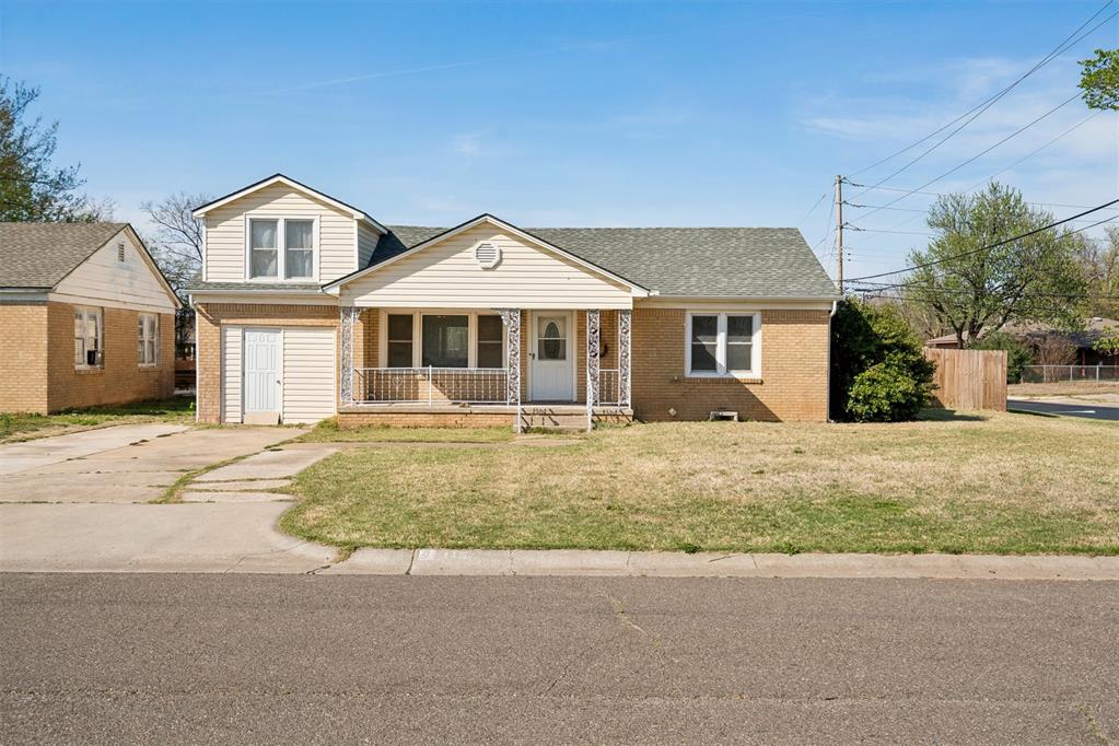 updated 1.5-story home offers 3 bedrooms and 1.5 bathrooms, combining modern upgrades with comfortable living space.Step inside to find brand new carpet, updated flooring, fresh paint, and new windows throughout. The home features two spacious living areas, perfect for entertaining, relaxing, or creating a separate family and media space.The completely updated kitchen is a standout, offering a fresh, modern feel and comes fully equipped with a refrigerator, dishwasher, stove, and microwave. The home also includes a convenient indoor utility room, with washer and dryer included.