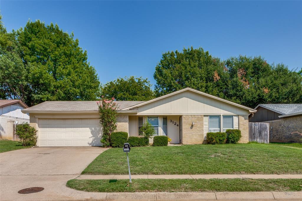 Adorable home in a prime DFW location! Situated on the border of Colleyville and Bedford, just minutes from the popular Glade Parks shopping center & future HEB, this cozy home offers both convenience and comfort in a location that can’t be beat. Pride of ownership is evident throughout this sweet little pocket of Bedford from the moment you enter the neighborhood, yet no HOA gives you flexibility when enjoying & personalizing your home. As you step inside, you'll immediately notice the NEW luxury vinyl plank flooring and baseboards that flow seamlessly through the living, dining, guest bath, and hallway, adding both style and durability. The updated, open concept kitchen features granite countertops, a subway tile backsplash, and sleek tile flooring. The breakfast bar provides the perfect spot for casual meals or entertaining. The updated guest bathroom is sure to impress with a contemporary, freestanding vanity, new toilet, and a stunning walk-in shower, complete with custom tilework and glass doors, a modern retreat for family and friends. 2 secondary bedrooms with NEW carpet are also ideal for a dedicated office space. The spacious primary bedroom is ideally located at the back of the home for added privacy, and features its own ensuite bathroom complete with granite countertops, ample counter space, custom tilework in the shower, and a spacious linen closet. A conveniently located laundry room leads into the 2 car garage. Enjoy relaxing cookouts in peaceful surroundings on a large patio with fenced in backyard, offering a private retreat with plenty of room for outdoor activities or future expansion. Located within walking distance of a park with easy access to Hwys 121,183,360,114 & 26, DFW airport, AT&T Stadium, Globe Life Field, Grapevine Lake, Main Street Grapevine, Dallas, Ft Worth and tons of retail & restaurants. Don't miss out on the chance to see this gem in person — the location alone makes this a must-see! Ideal primary, second, or rental home.