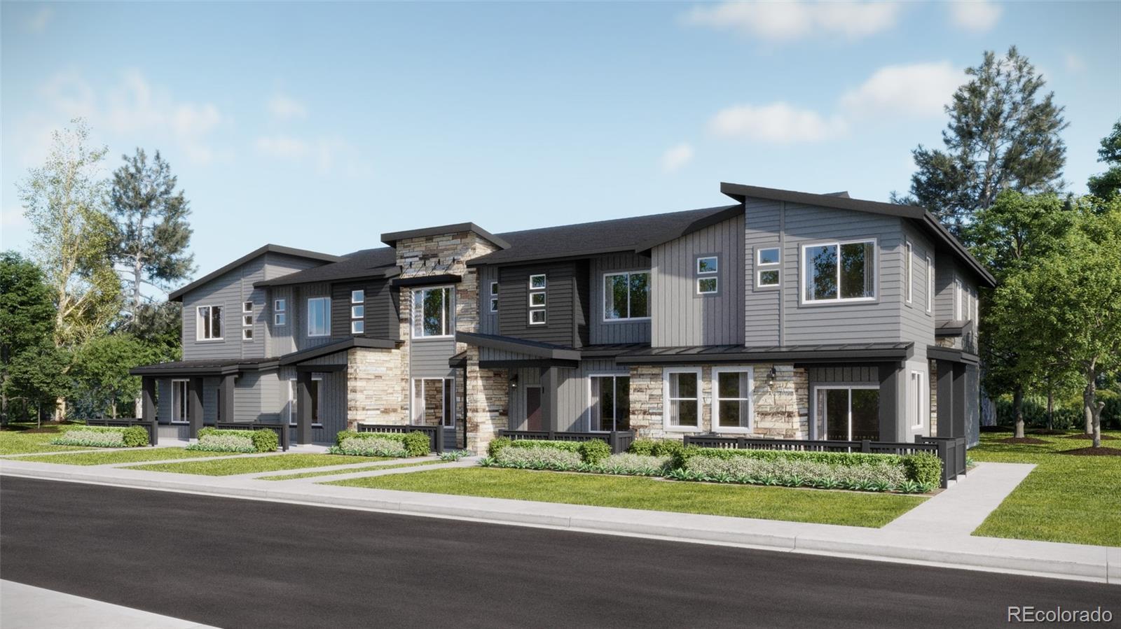 ***Contact Lennar today about Special Financing for this home - terms and conditions apply**Anticipated Completion June 2026! Low maintenance living in the gorgeous new Vermilion community. Just lock up and go. This brand-new end unit 2-story townhome is on end unit and features 3 bedrooms, 2.5 baths, great room, kitchen, upper laundry, loft and 2 car attached garage (rear alley entry). Gorgeous finishes and upgrades throughout including luxury vinyl plank flooring, stainless steel appliances, slab quartz counters and more. Lennar provides the latest in energy efficiency and state of the art technology with several fabulous floorplans to choose from. Harvest Ridge offers several fabulous plans to choose from. Photos are model only and subject to change.  Enjoy easy access to Tagawa Gardens, nearby Trails and Cherry Creek