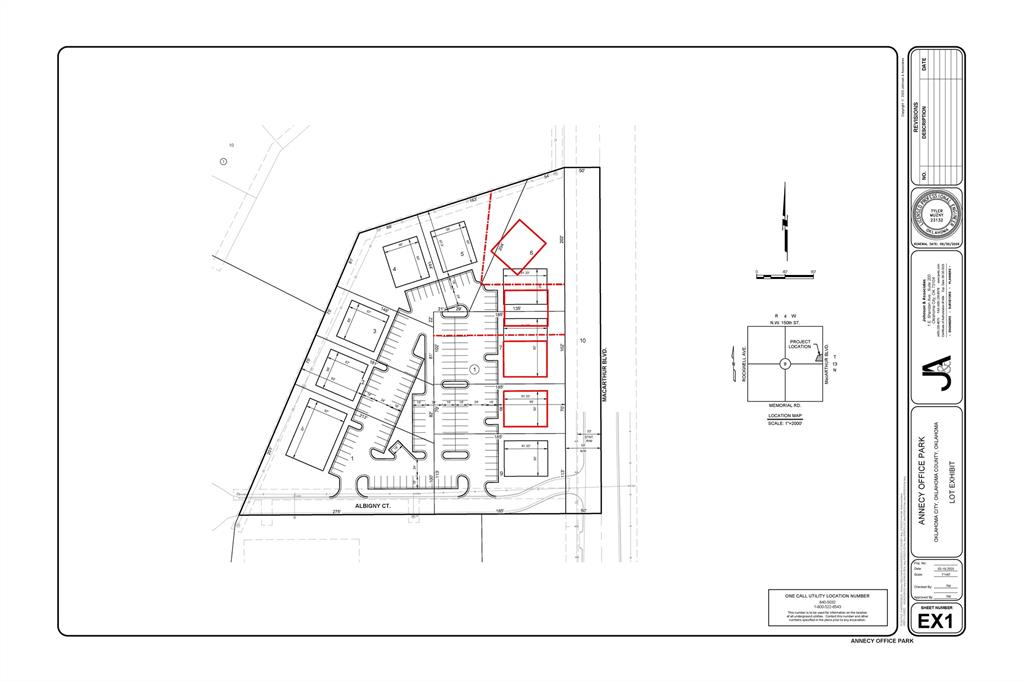 4.3 Acres of office land zoned O-2 across from Gaillardia Country Club.  Easy access to The Kilpatrick Turnpike and one mile from Mercy Hospital and in close proximity to shops, restaurants, schools and many other services. Seller will sell all 4.3 acres or will do build to suit offices.  Eas