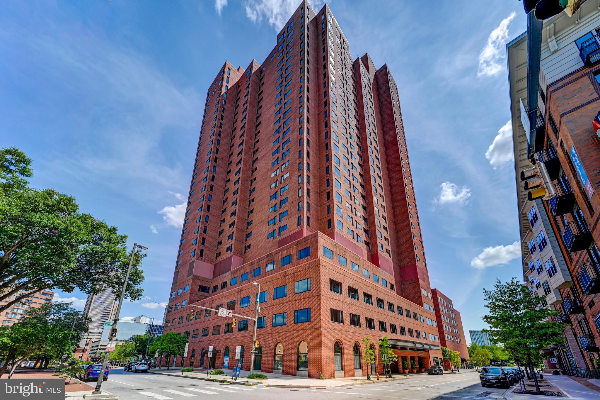 One-bedroom, one-and-a-half-bath condominium at The Towers at Harbor Court offering a spacious layout and city views. This residence includes a deeded garage parking space and private storage unit, while residents enjoy 24-hour front desk staff and doorman service, a meeting and party room, and access to guest suites for visiting family and friends. The building is directly connected to the Royal Sonesta Harbor Court Baltimore, with optional pool and fitness memberships available through the hotel.Ideally located in Baltimore's Inner Harbor, The Towers at Harbor Court is just moments from waterfront dining, shopping, and entertainment, as well as Oriole Park at Camden Yards and M&T Bank Stadium. With convenient access to the business district, Federal Hill, I-95, and Penn Station, this location offers the best of downtown living with exceptional convenience.
