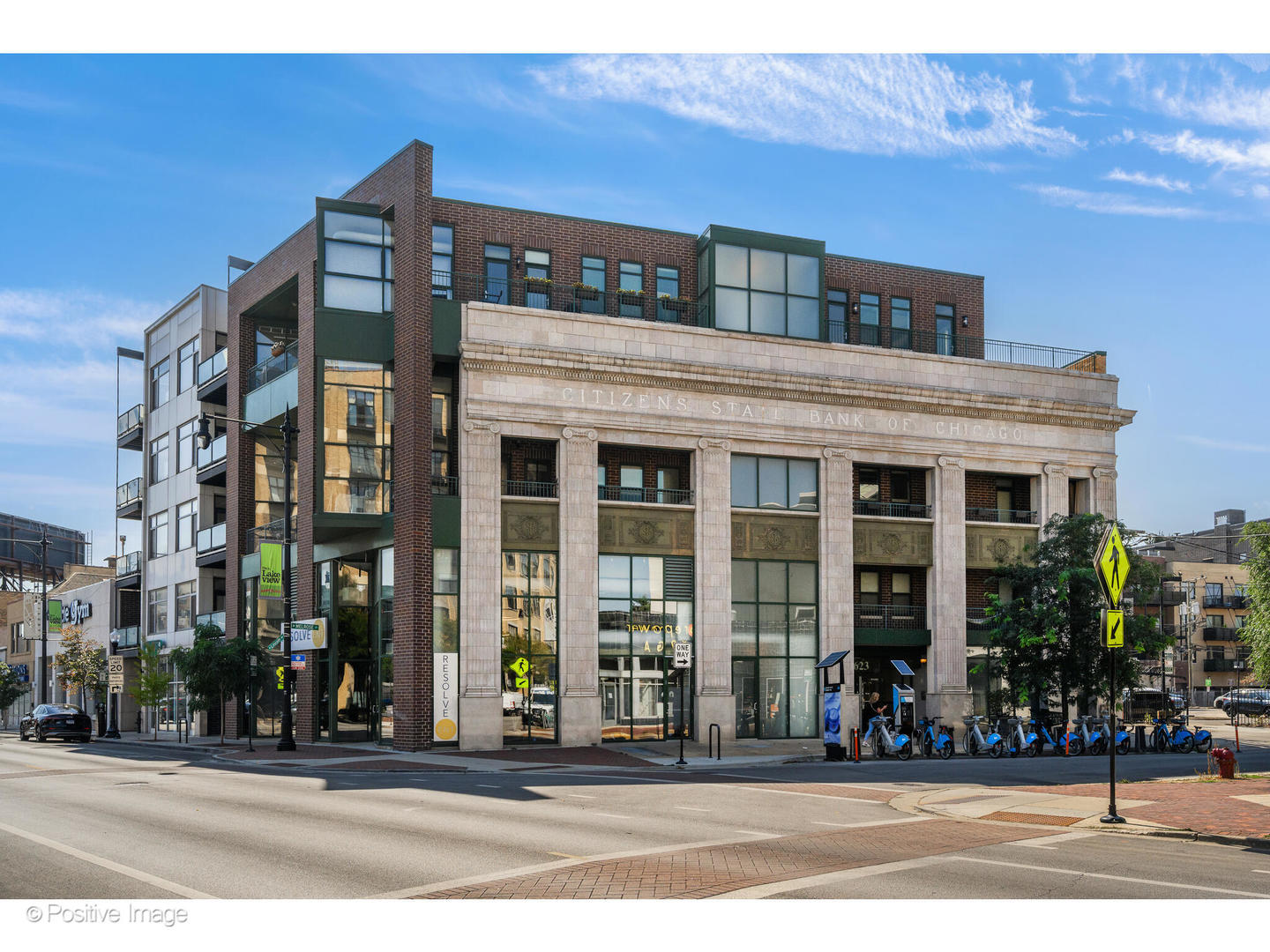 This expansive penthouse is located in the best Lakeview location and features a huge private terrace with outstanding space. Located in the former Citizens State Bank building, offering a unique blend of timeless history and the present. Amassing over 2000 square feet, the interior features three generous bedrooms, two full baths, and a chef's kitchen with high-end Wolf and Sub-Zero appliances. A sprawling, 1,300+ square-foot west-facing private terrace provides great space for outdoor entertaining and relaxation and adds to the living space in the warmer months. An oversized covered parking space is included in the price. You will be just steps from the vibrant dining, shopping, and entertainment including nearby Southport corridor, all while being quietly tucked away on Melrose in this beautiful, boutique elevator building.