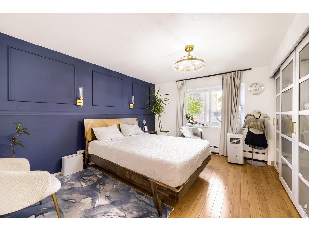 Beautifully renovated 2-bedroom, 1-bath in the heart of Cheesman Park. Enjoy an unbeatable walkable lifestyle just steps from the park, grocery stores, restaurants, coffee shops, and neighborhood conveniences. Low HOA dues, short-term rentals allowed, reserved parking, abundant storage, and access to community amenities including a pool and sauna. This move-in-ready condo features gorgeous and durable bamboo flooring and a fully updated kitchen with modern, high-quality finishes, excellent cabinet space, smart and functional design, plus a reverse osmosis water system. The comfortable primary bedroom offers generous closet and storage space. The unique second bedroom is ideal for a home office, a child's room, or a guest room. The updated bathroom, renovated living areas, and thoughtful layout create a clean, inviting, and efficient living space. Stylish furnishings are negotiable. This is a one of a kind unit in the building, including 2 bedrooms for the price of one. A rare opportunity to own a beautifully updated home in one of Denver's most desirable and walkable neighborhoods.